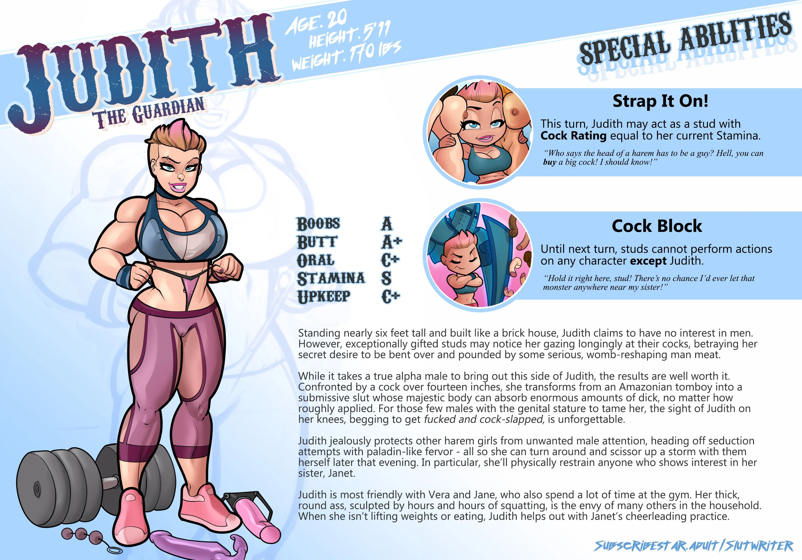My Mom and Sister are Size Queen Sluts [Rabies T Lagomorph] Character Sheets - Page 11