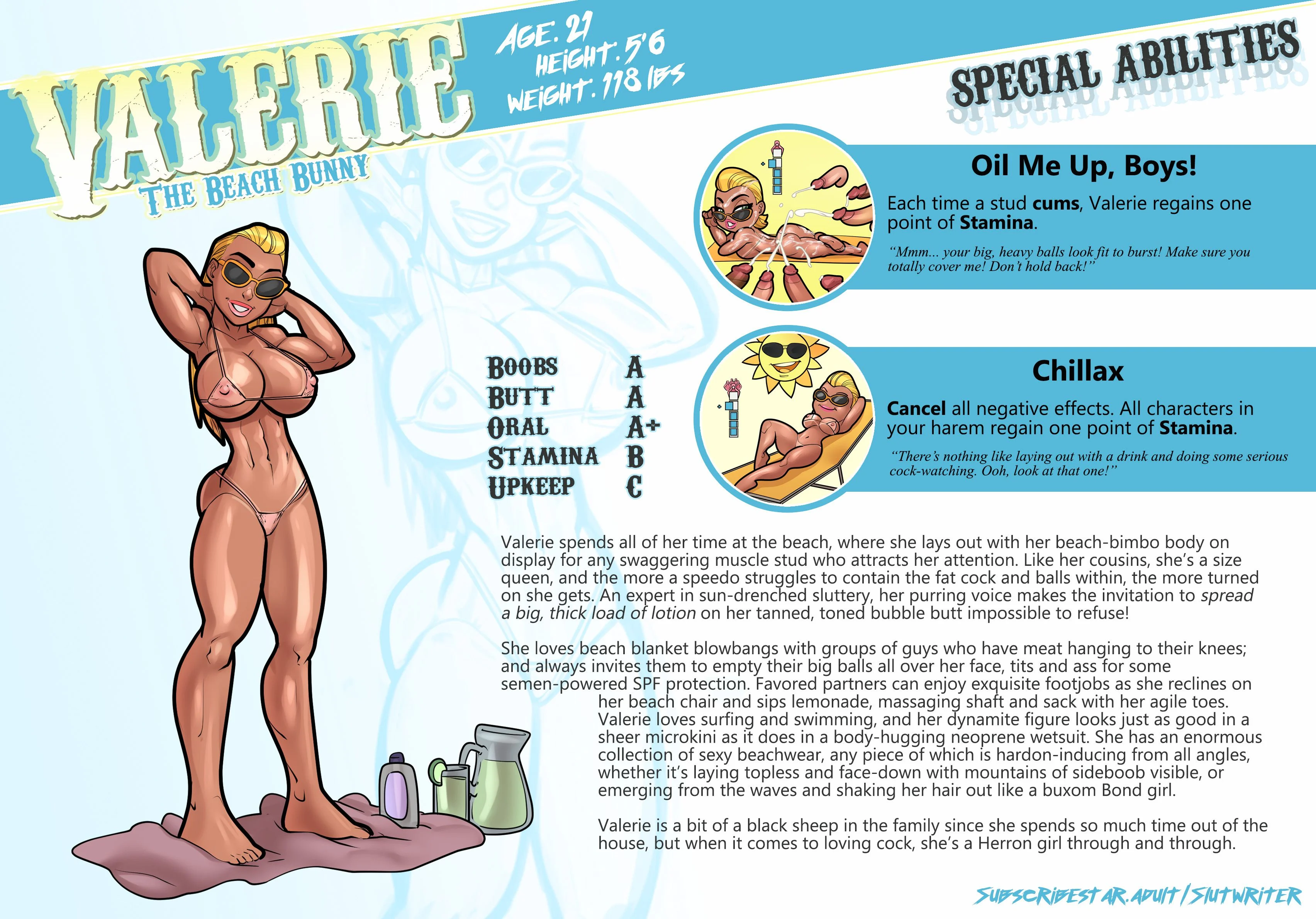 My Mom and Sister are Size Queen Sluts [Rabies T Lagomorph] Character Sheets - Page 14