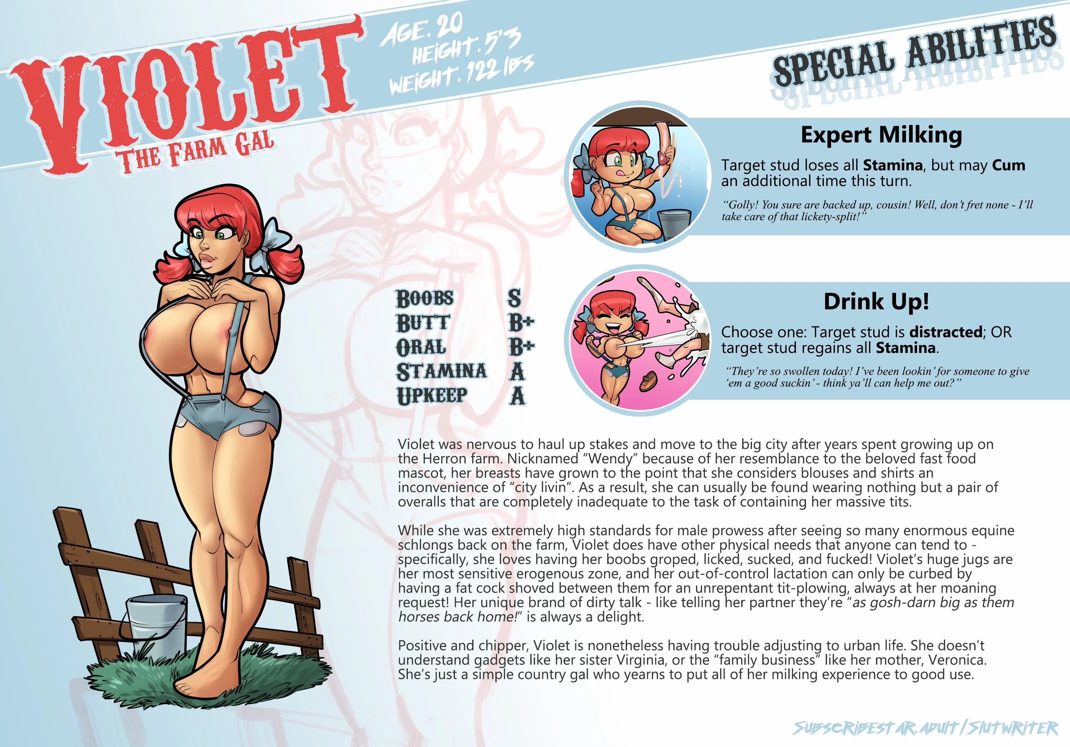My Mom and Sister are Size Queen Sluts [Rabies T Lagomorph] Character Sheets - Page 18
