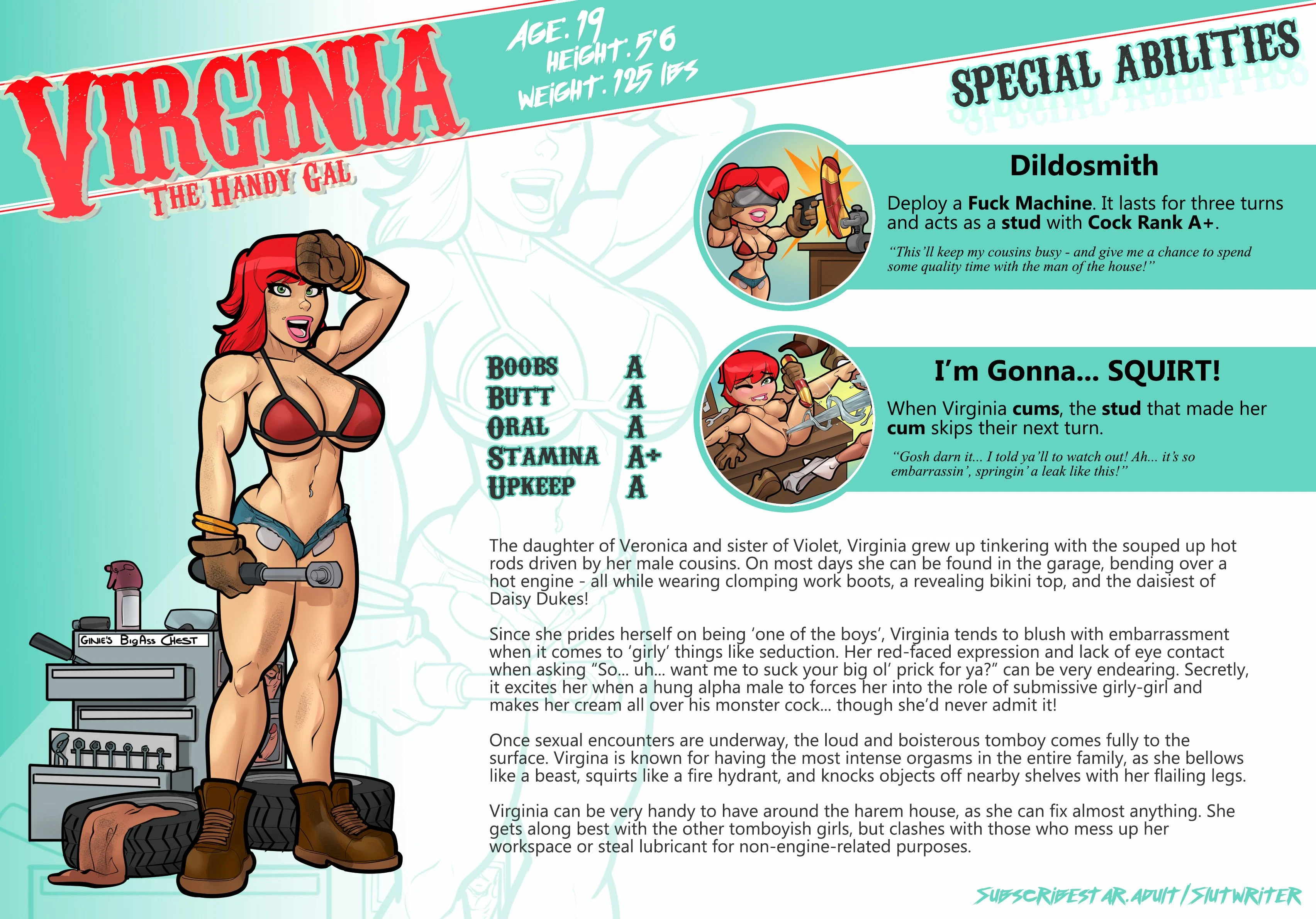 My Mom and Sister are Size Queen Sluts [Rabies T Lagomorph] Character Sheets - Page 19