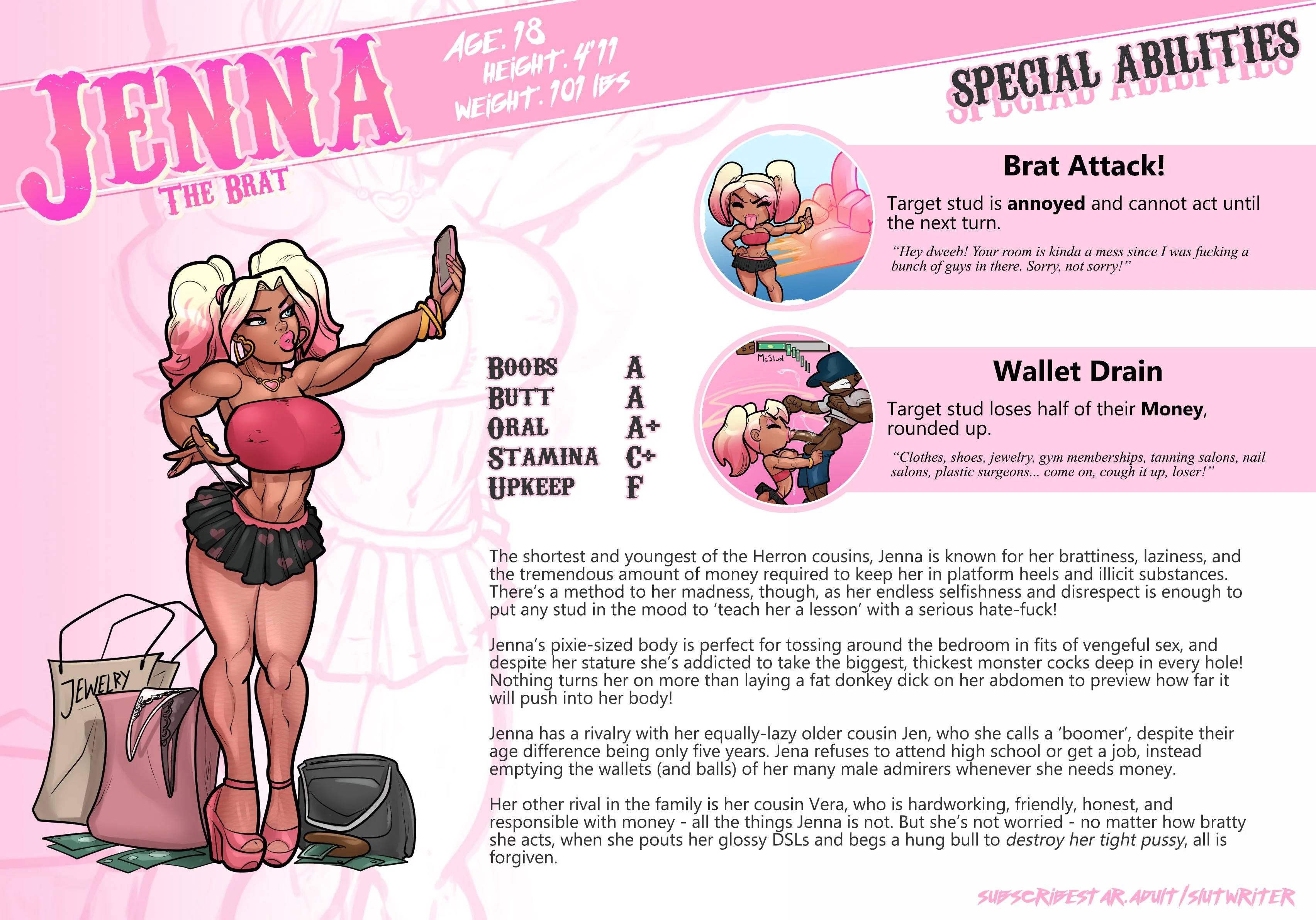 My Mom and Sister are Size Queen Sluts [Rabies T Lagomorph] Character Sheets - Page 6