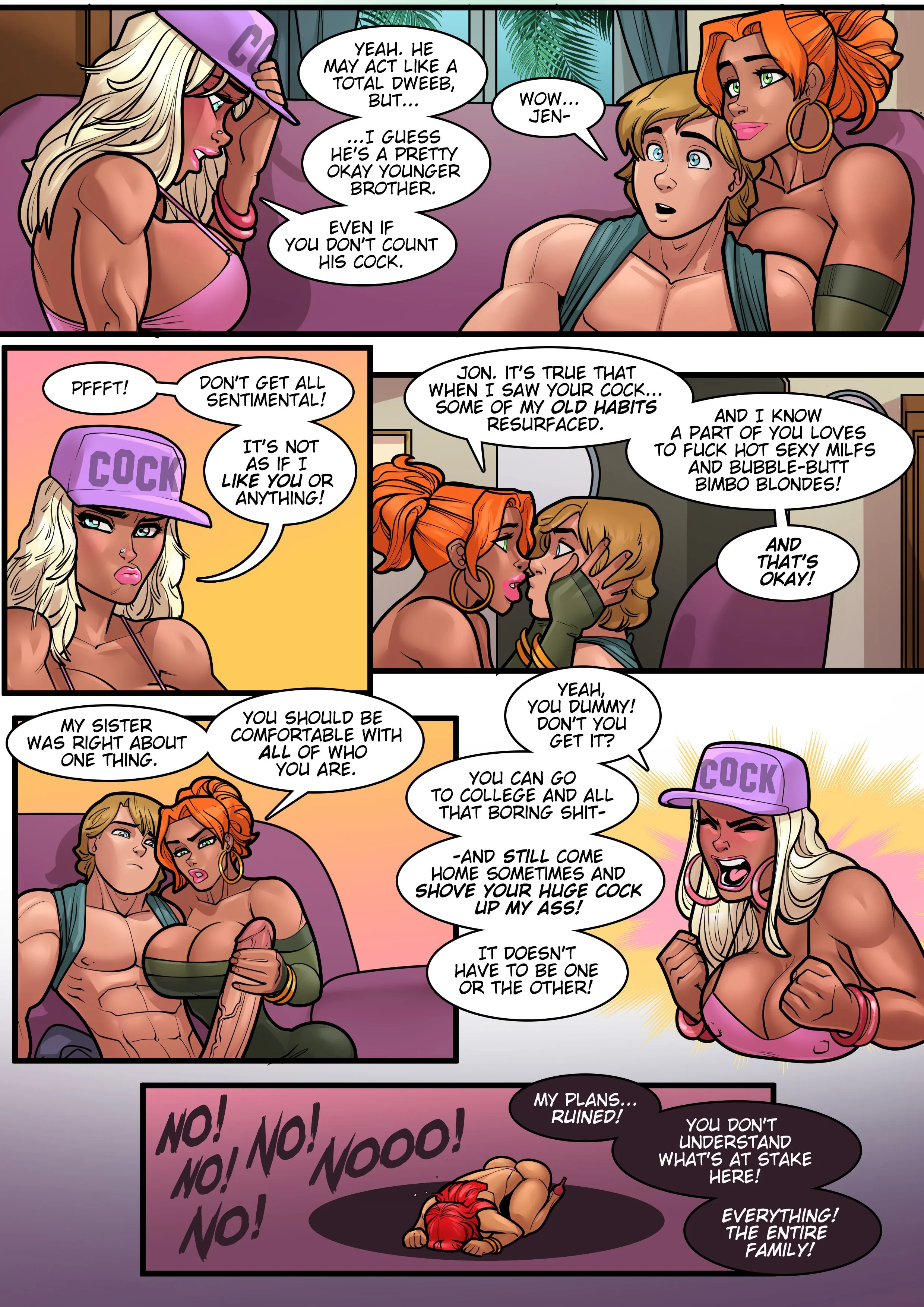 My Mom and Sister are Size Queen Sluts [Rabies T Lagomorph] Chapter 4 - Page 40