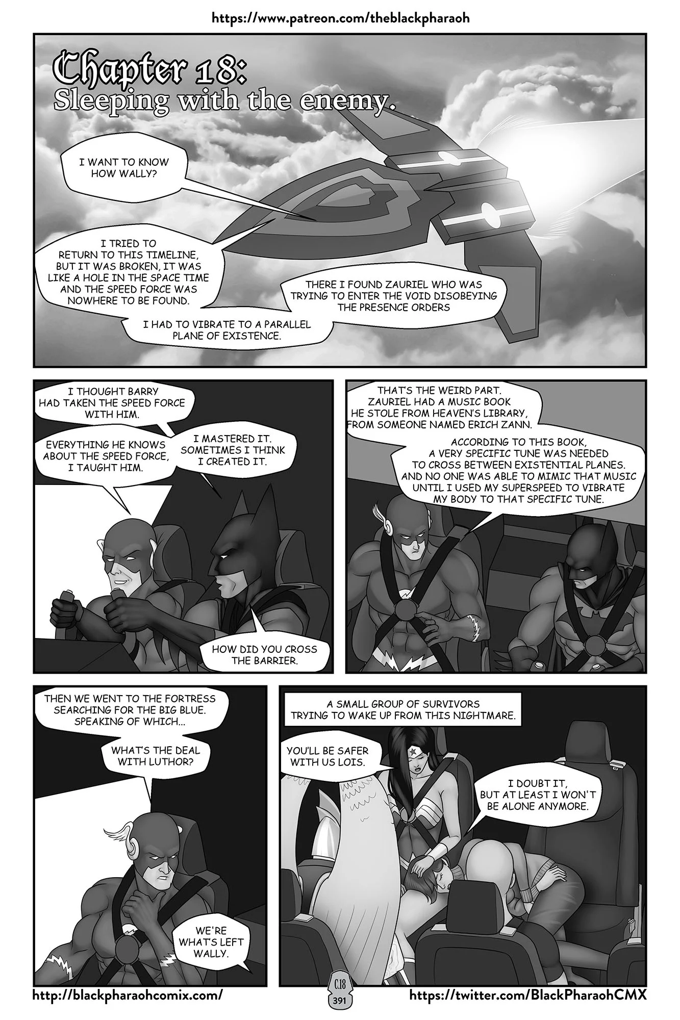 JL Forsaken Souls (Justice League) [The Black Pharaoh] Chapter 18 - Page 1