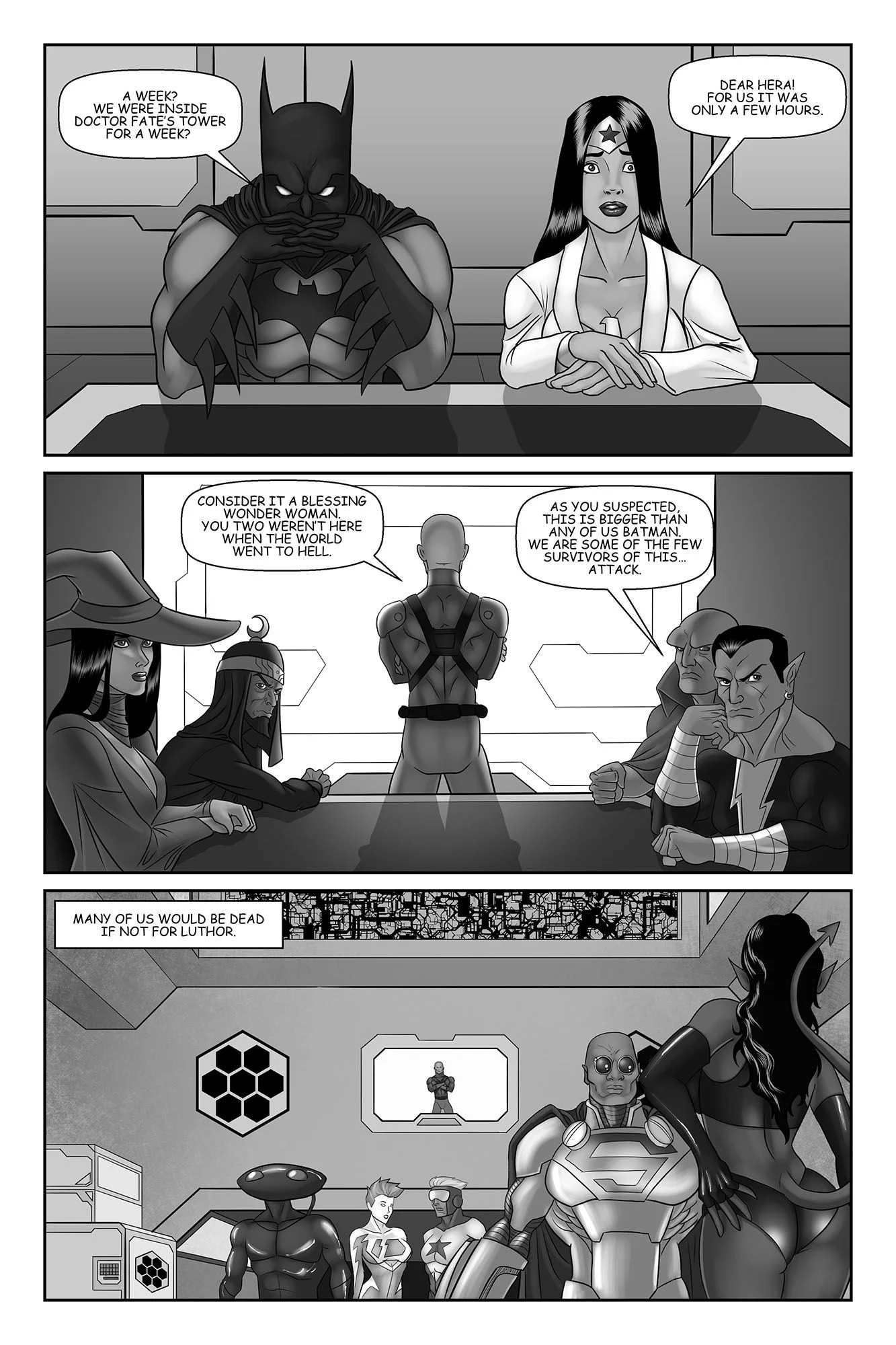 JL Forsaken Souls (Justice League) [The Black Pharaoh] Chapter 4 - Page 6