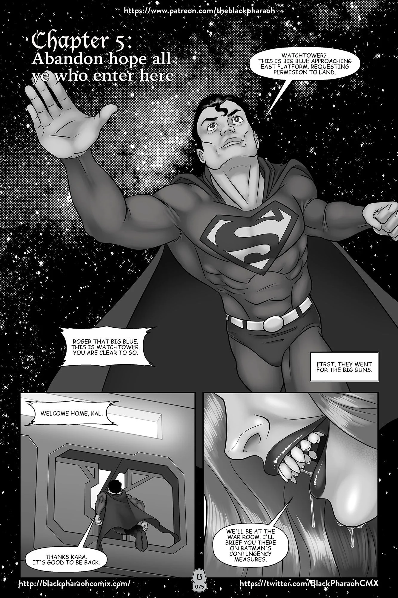JL Forsaken Souls (Justice League) [The Black Pharaoh] Chapter 5 - Page 1
