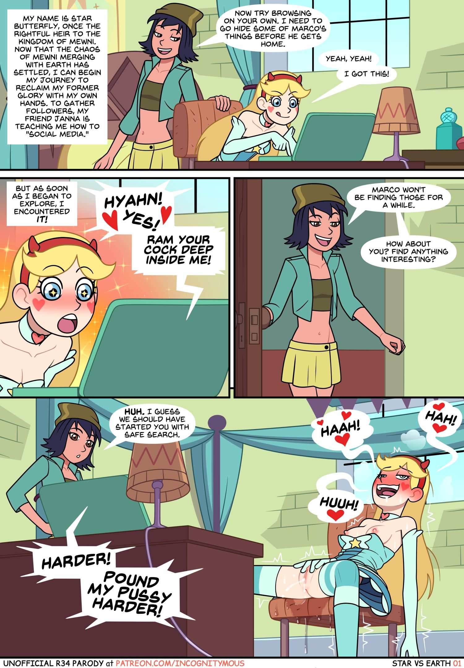 Star vs. Earth (Star VS. The Forces Of Evil) [Incognitymous] Chapter 1 - Page 1