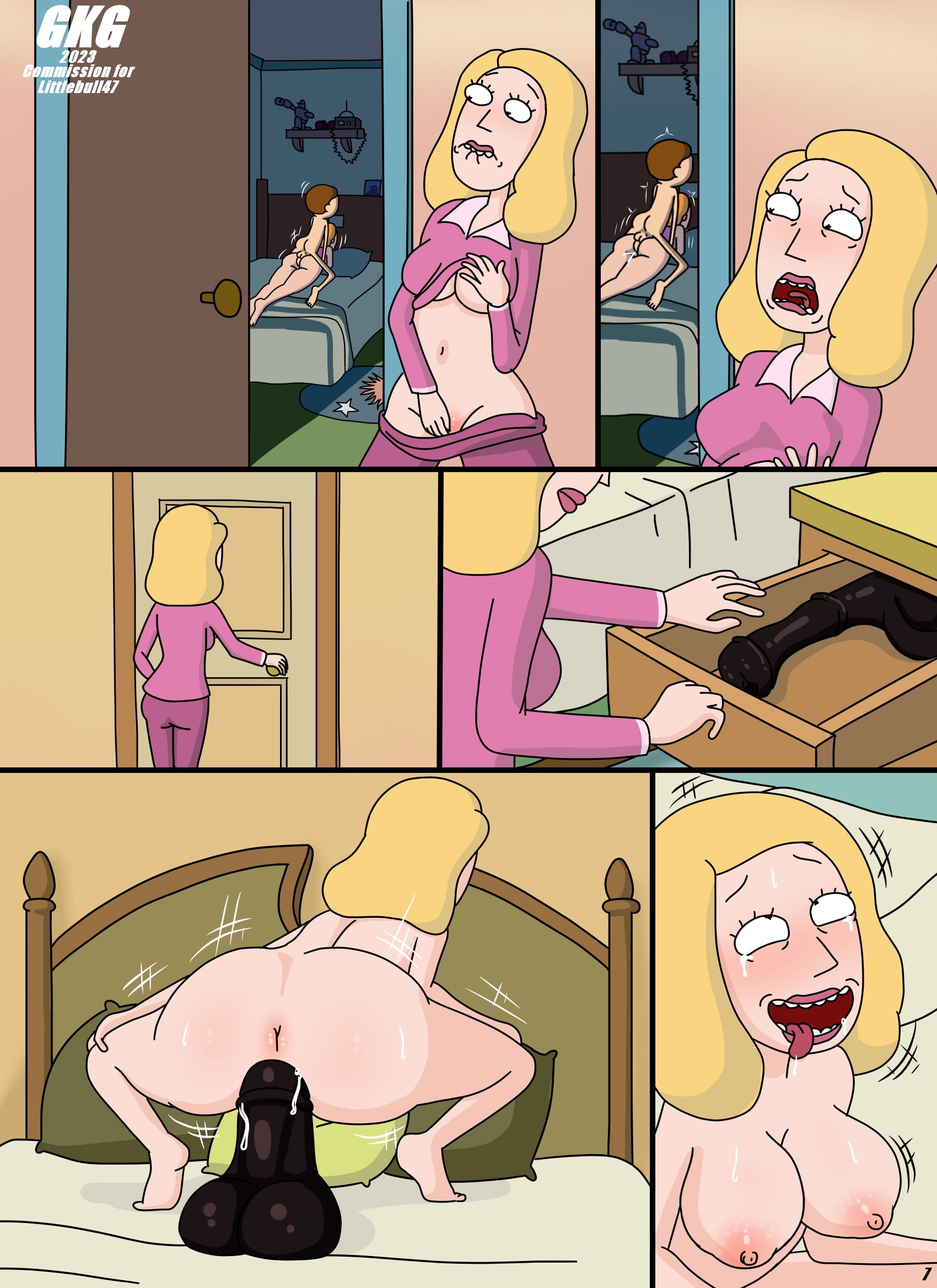 Close Encounters of the Butt Kind (Rick and Morty) [GKG] Textless - Chapter 1 - Page 8