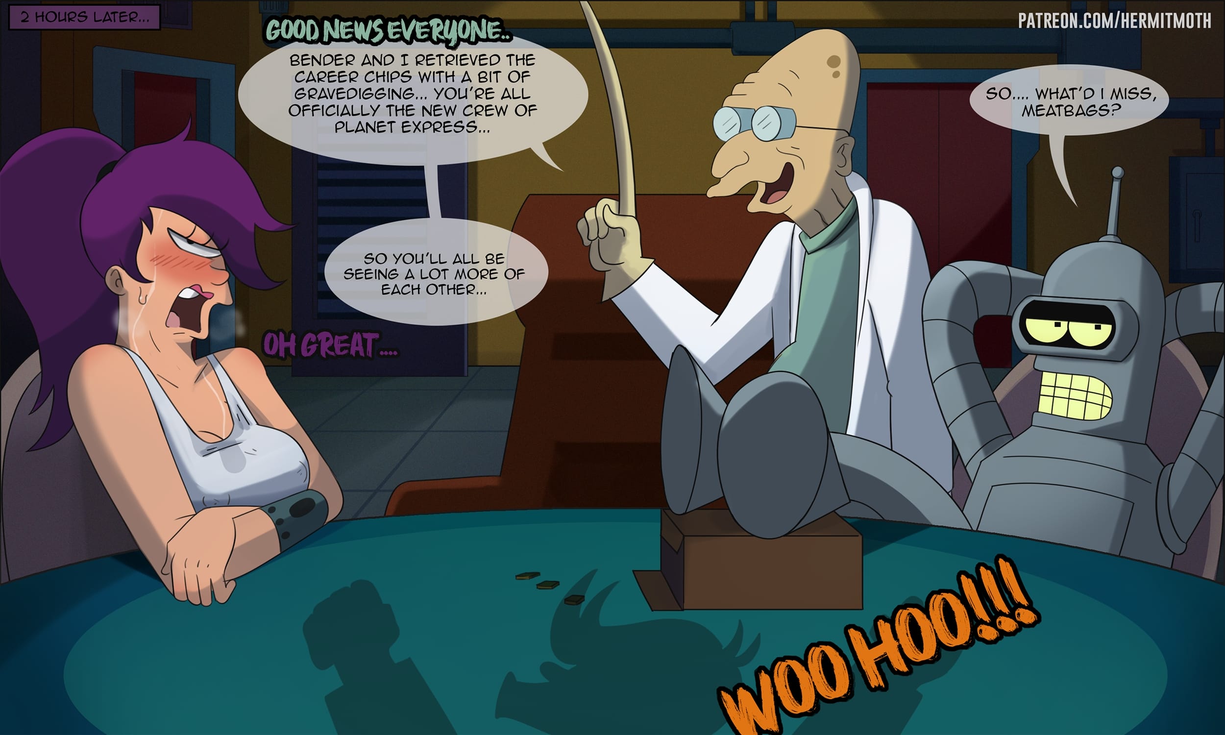 Mean Girl Leela (Futurama) [Hermit Moth] Chapter 1 - Page 4