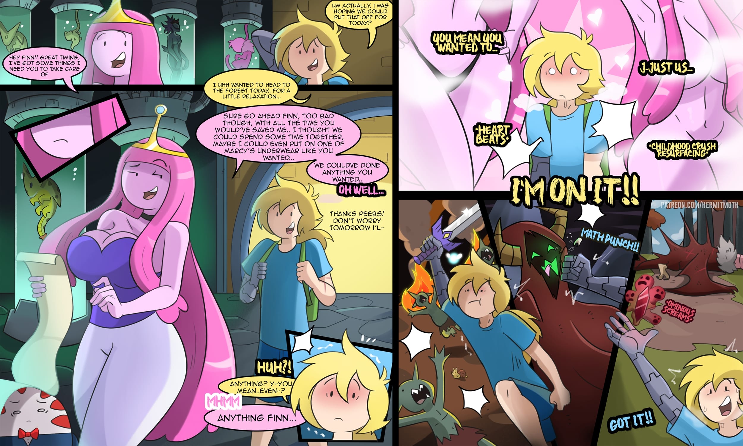 Princess Bubblegum X Finn (Adventure Time) [Hermit Moth] Chapter 1 - Page 1