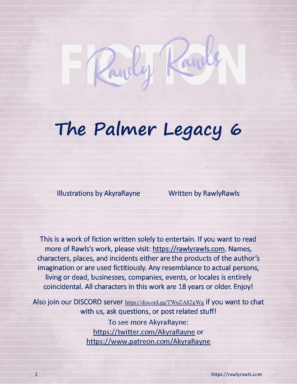 The Palmer Legacy [AkyraRayne, RawlyRawls] Chapter 6 - Page 2