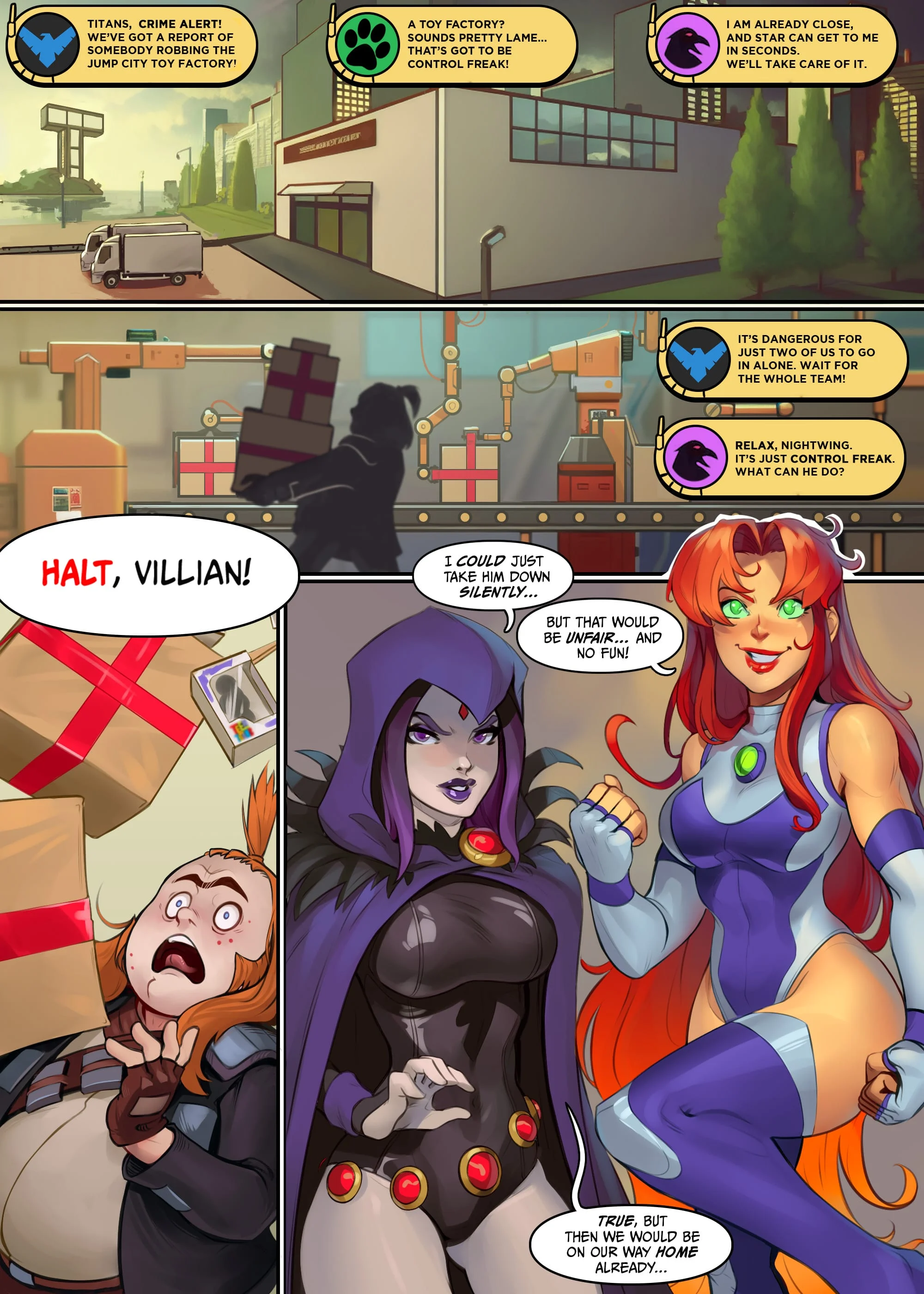 Action Toys (Teen Titans) [SanePerson] Chapter 1 - Page 1