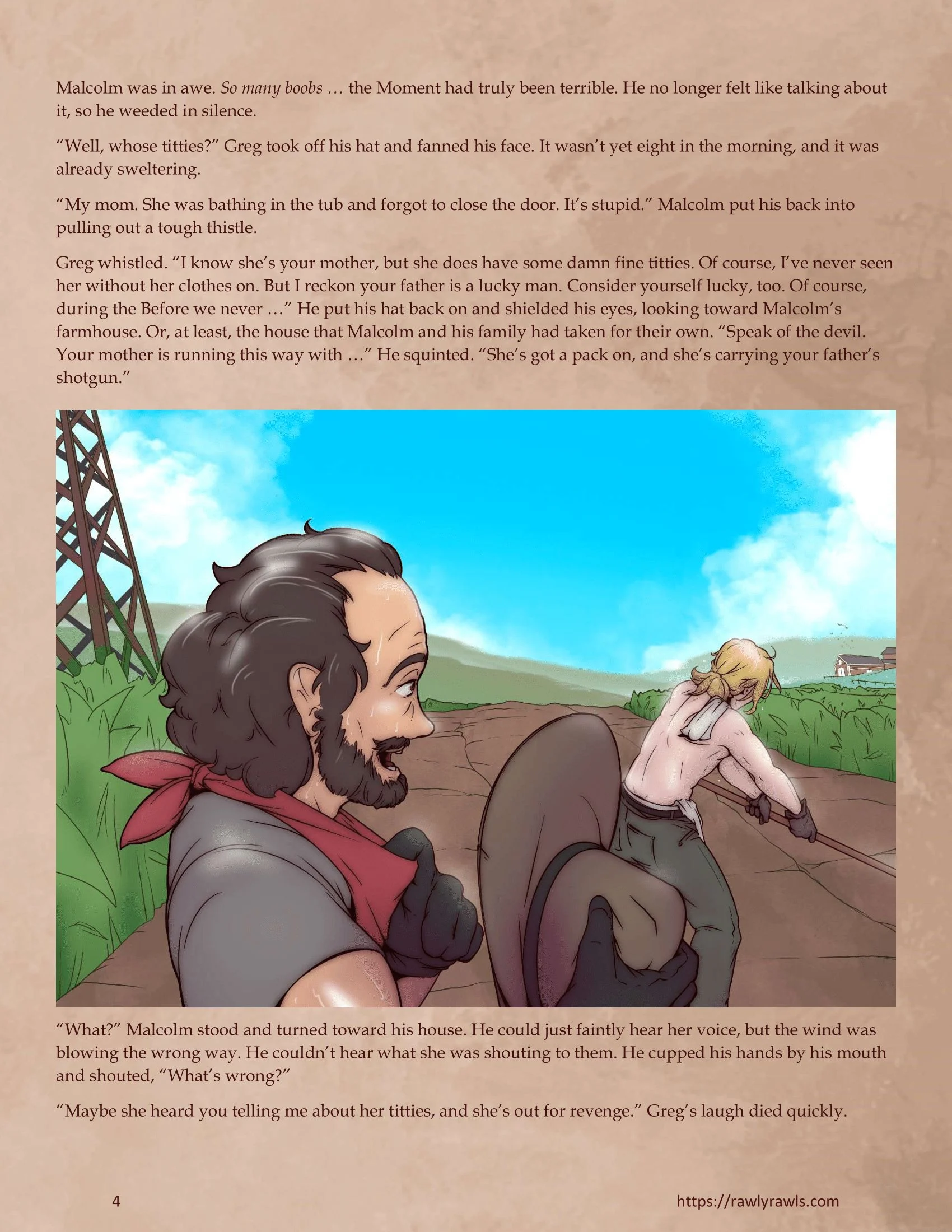 Surviving the After [TravisPLS , RawlyRawls] Chapter 1 - Page 4