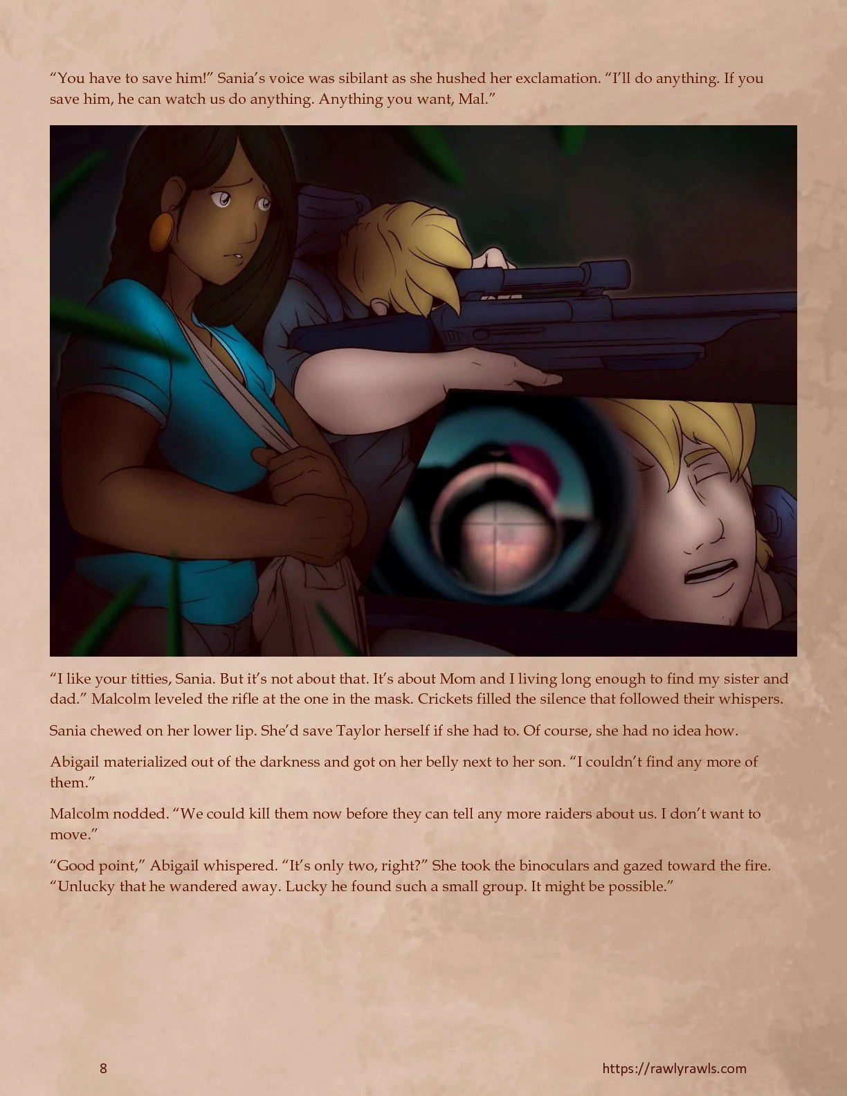 Surviving the After [TravisPLS , RawlyRawls] Chapter 11 - Page 8