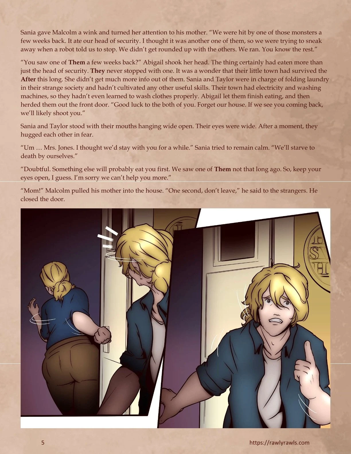 Surviving the After [TravisPLS , RawlyRawls] Chapter 5 - Page 5