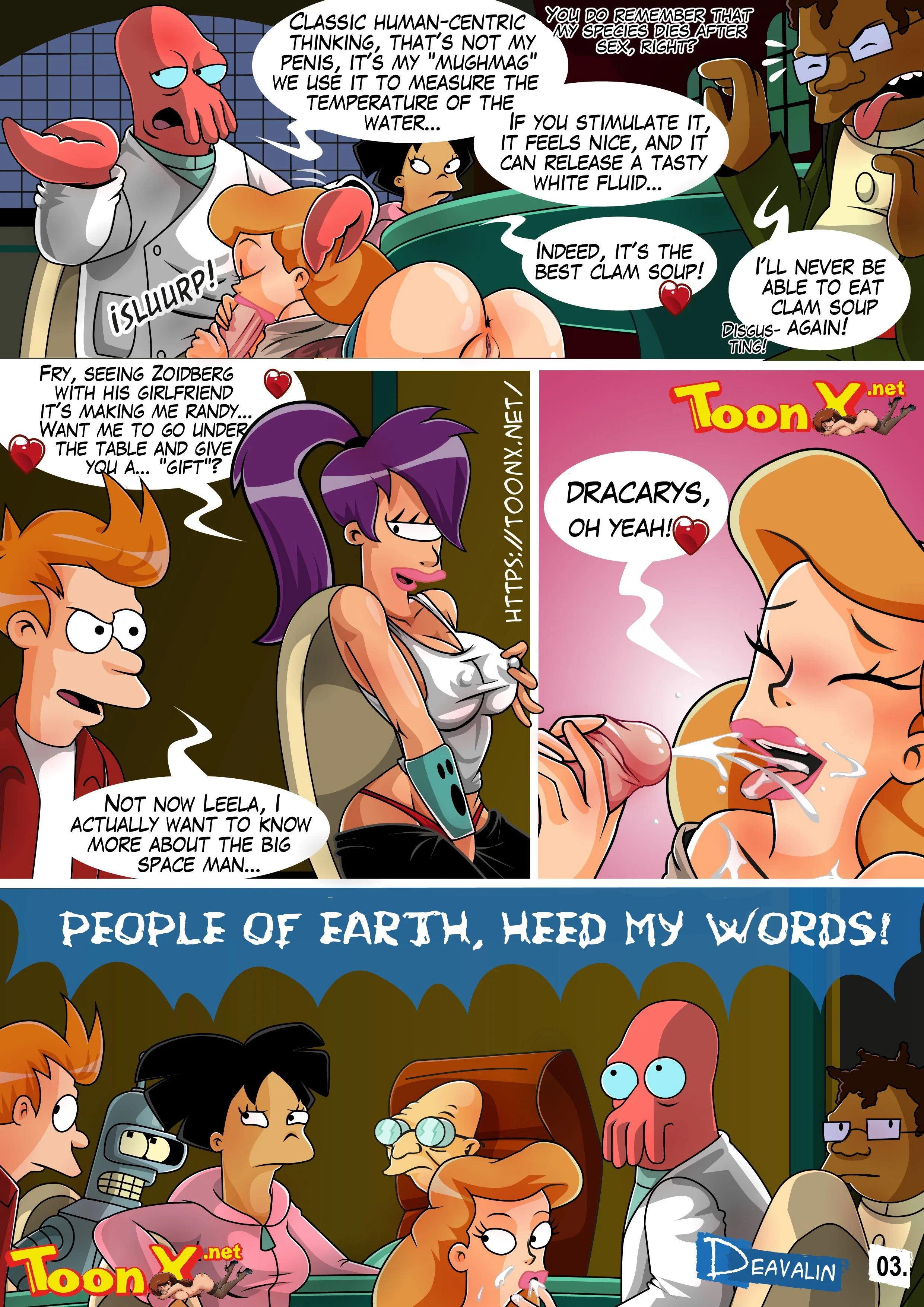 Orgy to Save The Earth (Futurama) [Deavalin] Orgy To Save The Earth - Chapter 1 - Page 4