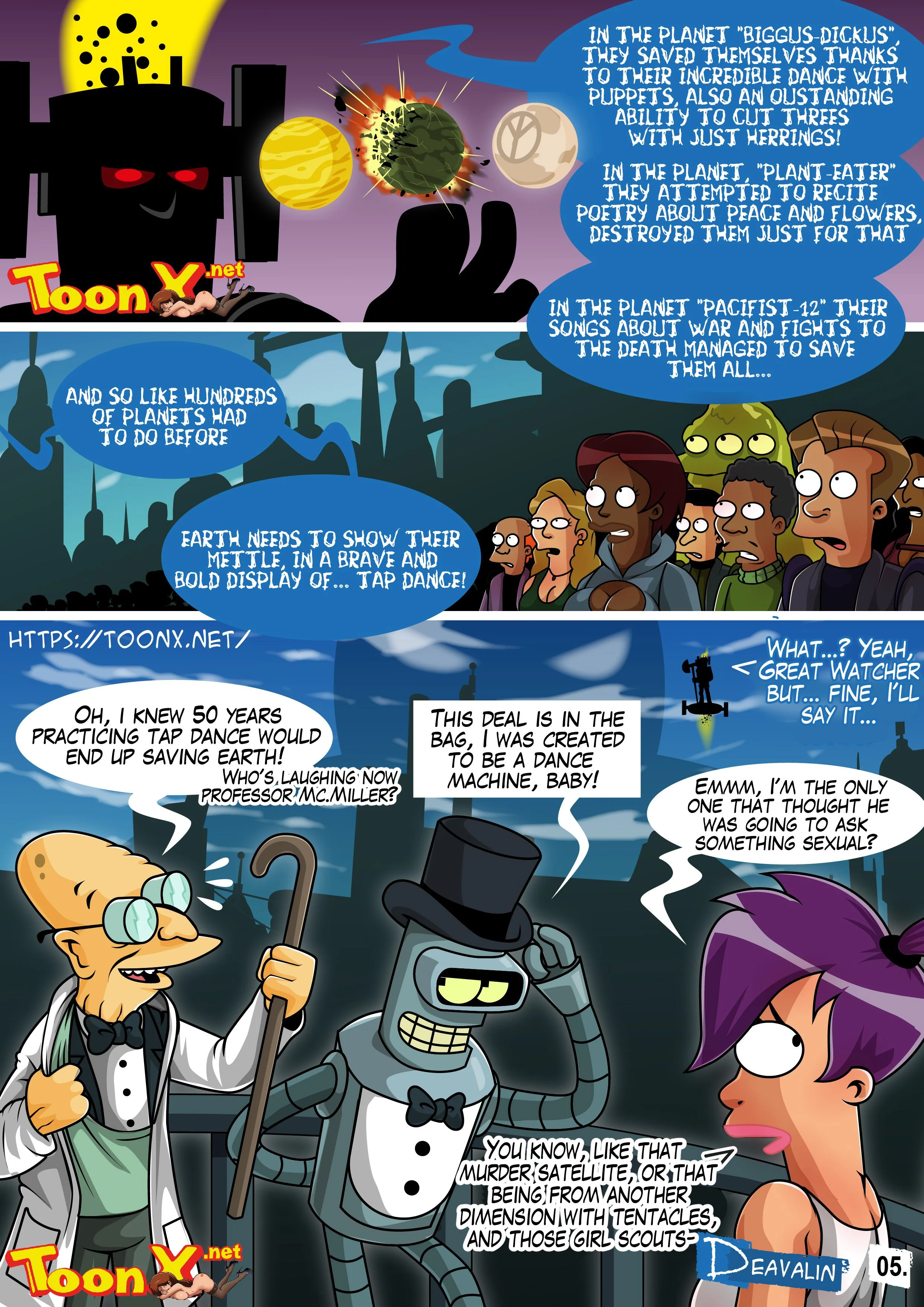 Orgy to Save The Earth (Futurama) [Deavalin] Orgy To Save The Earth - Chapter 1 - Page 6