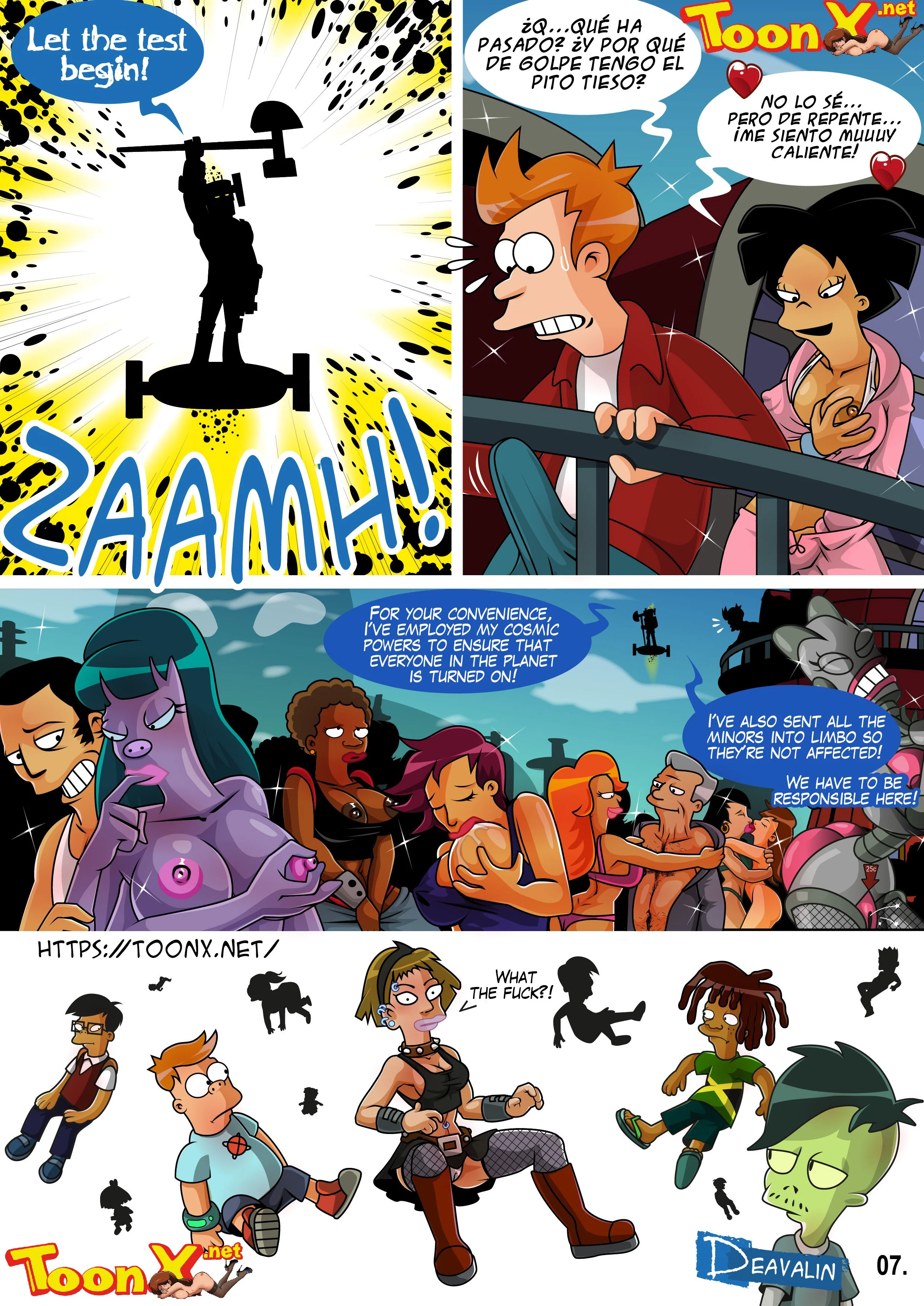 Orgy to Save The Earth (Futurama) [Deavalin] Orgy To Save The Earth - Chapter 1 - Page 8