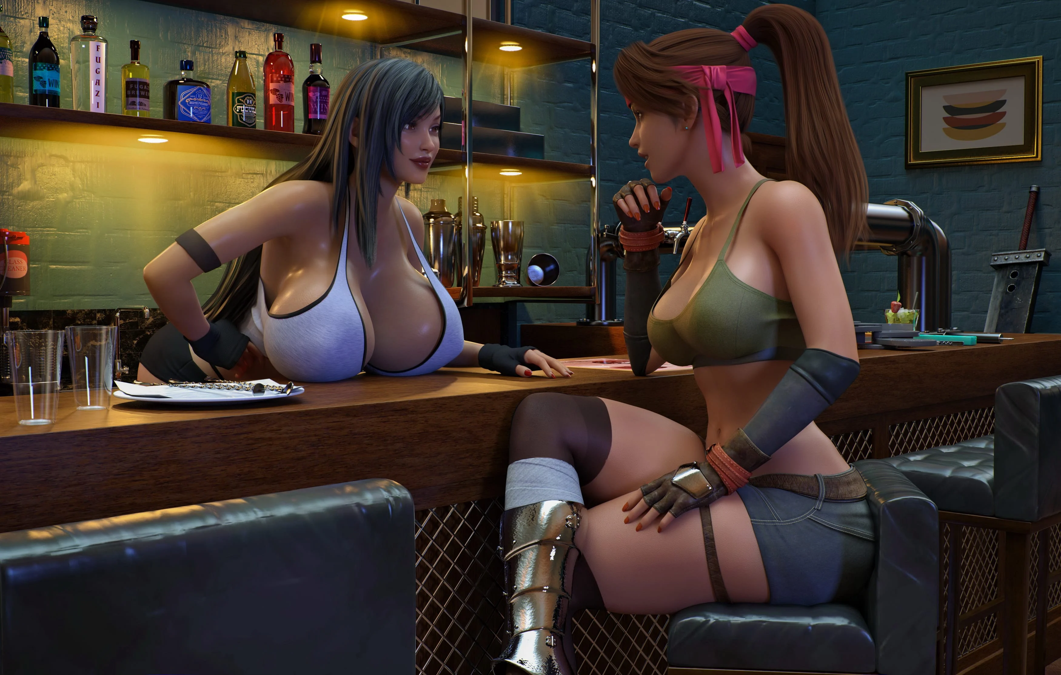 Training After The Close (Final Fantasy VII) [Shockabuki] Chapter 1 - Page 39