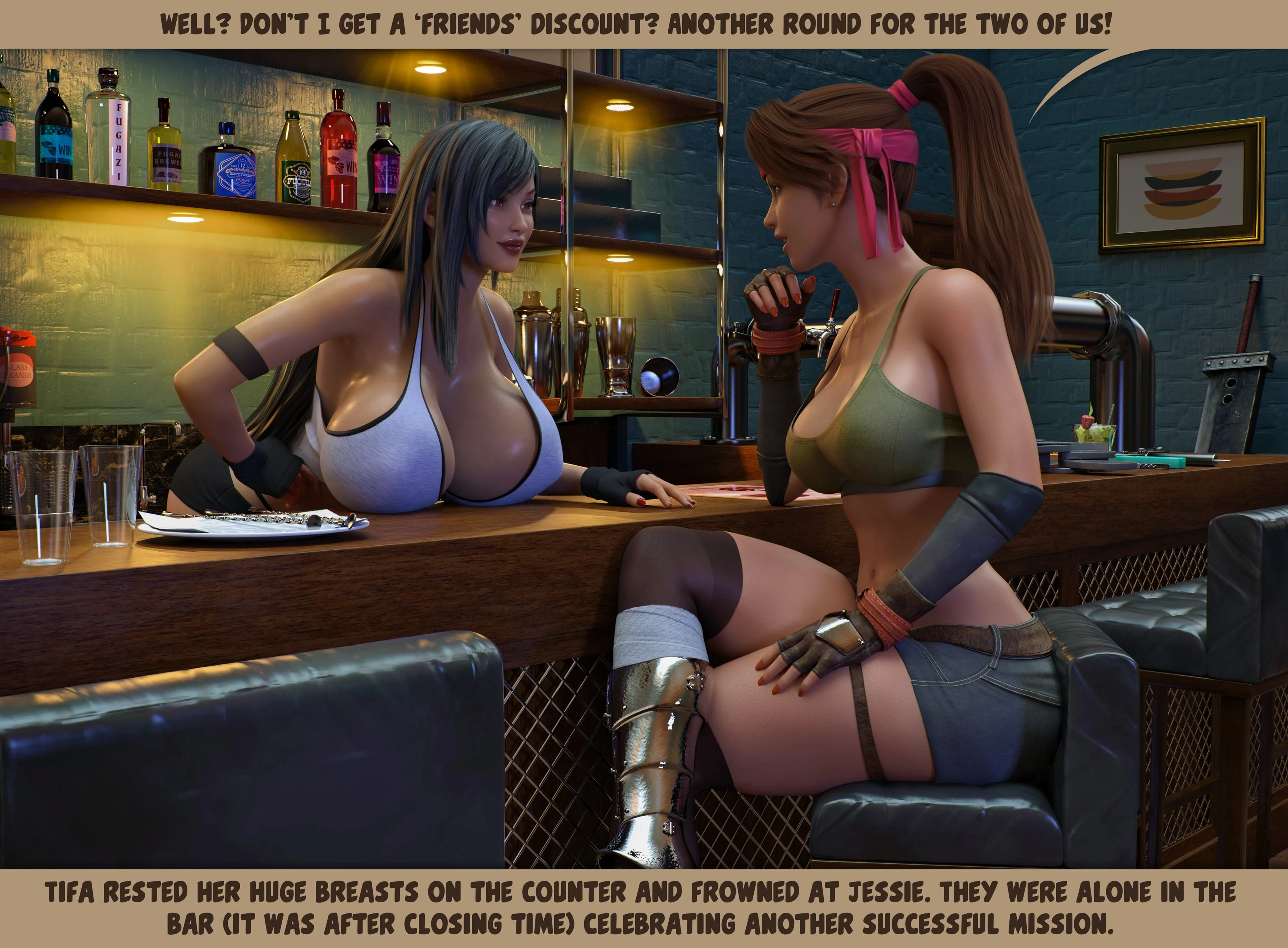 Training After The Close (Final Fantasy VII) [Shockabuki] Chapter 1 - Page 4
