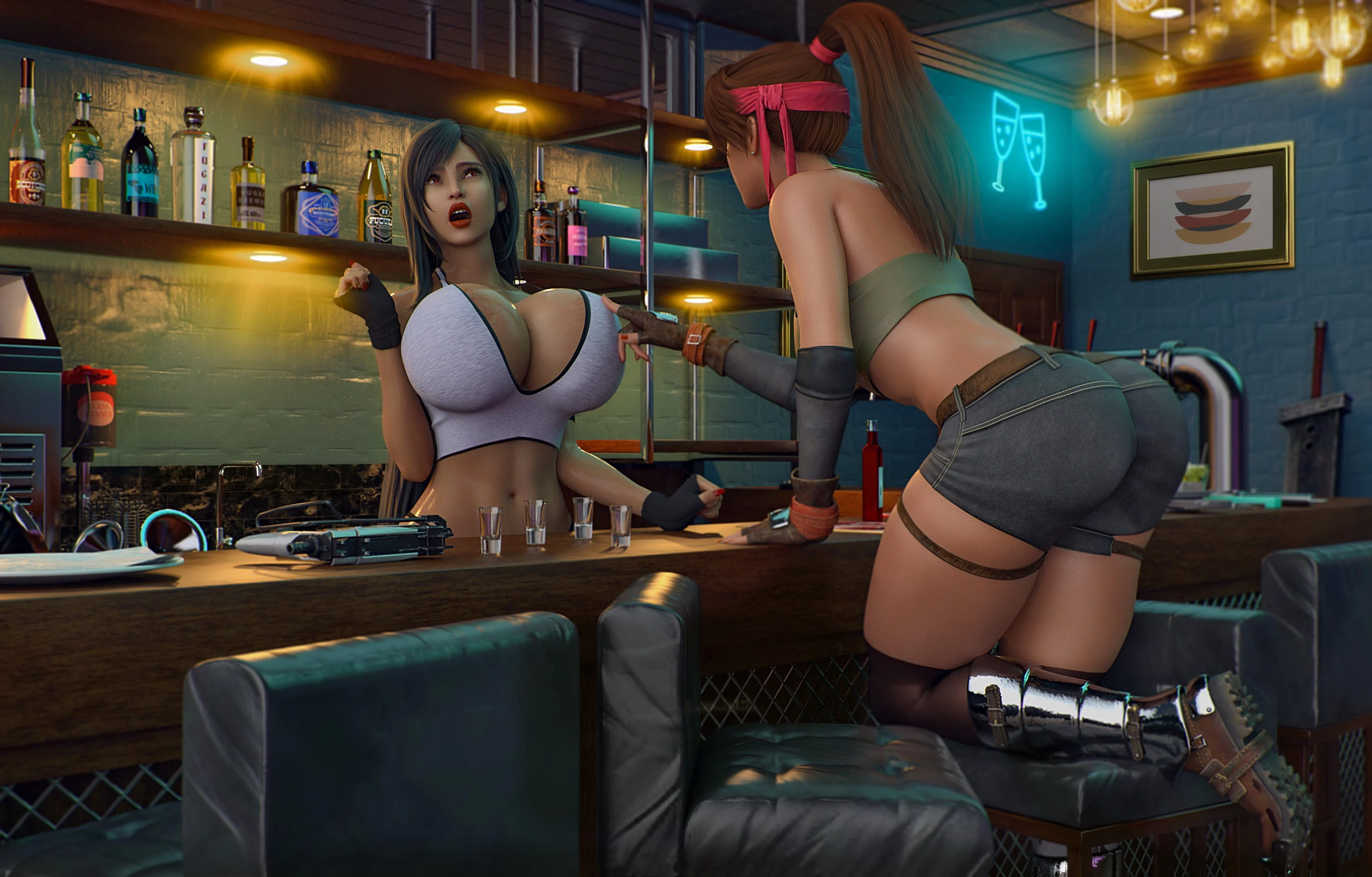 Training After The Close (Final Fantasy VII) [Shockabuki] Chapter 1 - Page 43