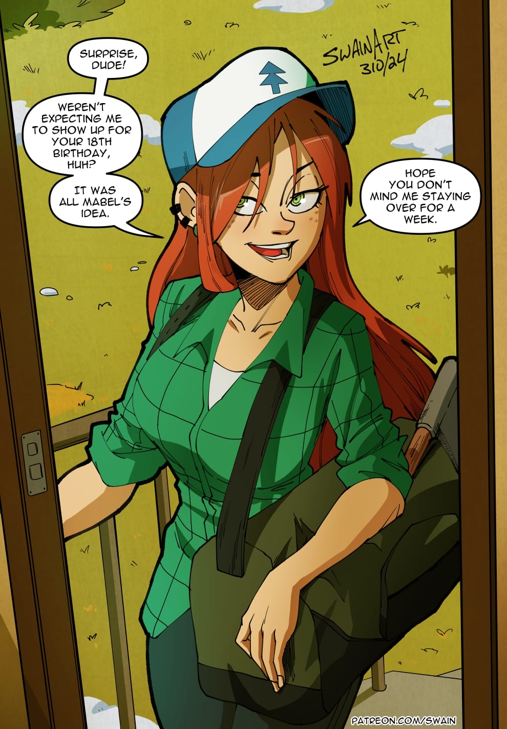 Wendy’s Visit (Gravity Falls) [Swain Art] Chapter 1 - Page 1
