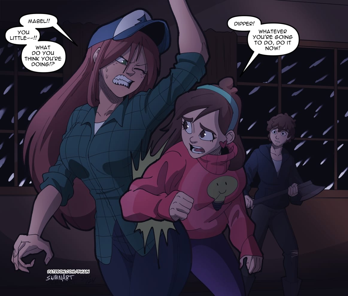 Wendy’s Visit (Gravity Falls) [Swain Art] Chapter 1 - Page 17