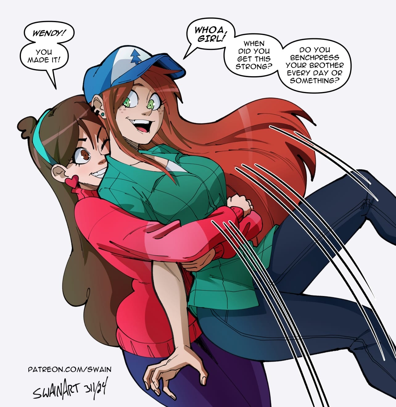 Wendy’s Visit (Gravity Falls) [Swain Art] Chapter 1 - Page 2