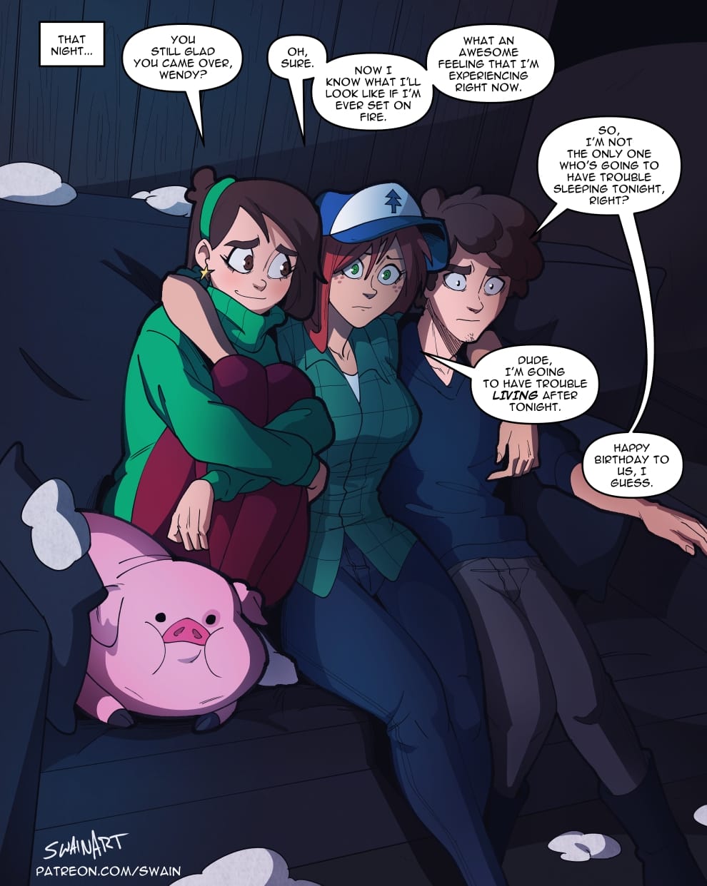 Wendy’s Visit (Gravity Falls) [Swain Art] Chapter 1 - Page 28