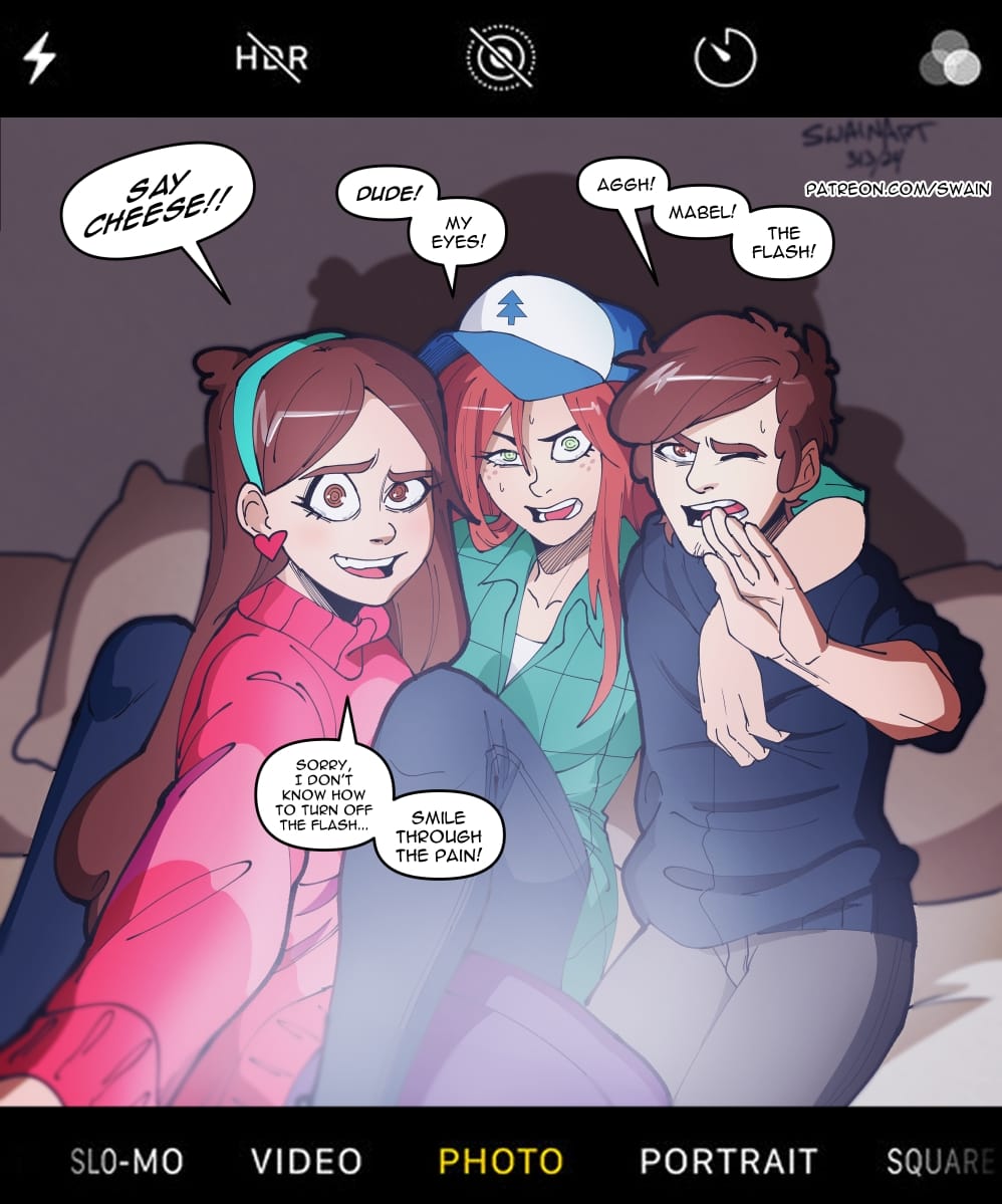 Wendy’s Visit (Gravity Falls) [Swain Art] Chapter 1 - Page 3