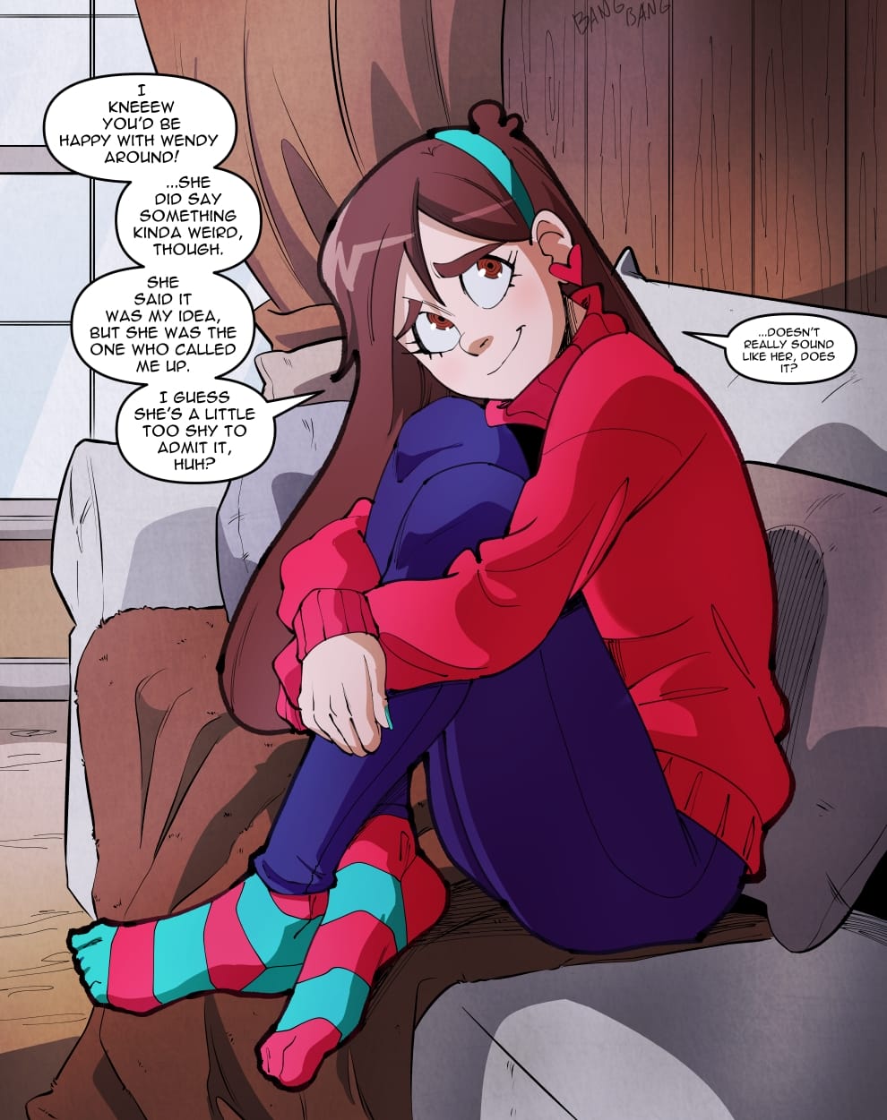Wendy’s Visit (Gravity Falls) [Swain Art] Chapter 1 - Page 4
