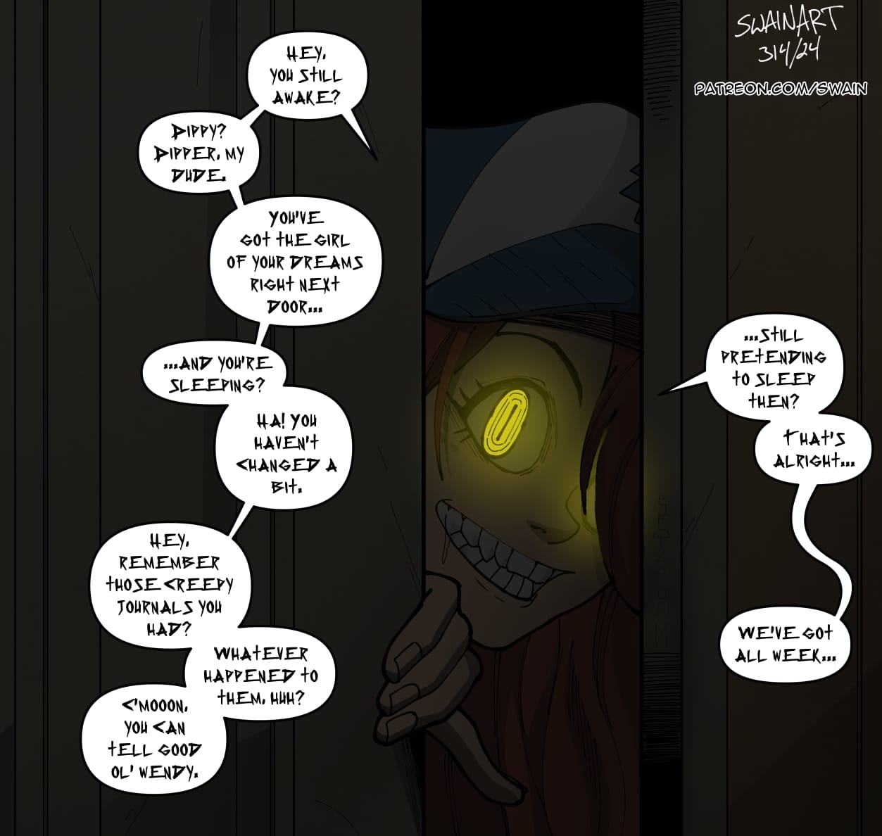Wendy’s Visit (Gravity Falls) [Swain Art] Chapter 1 - Page 5