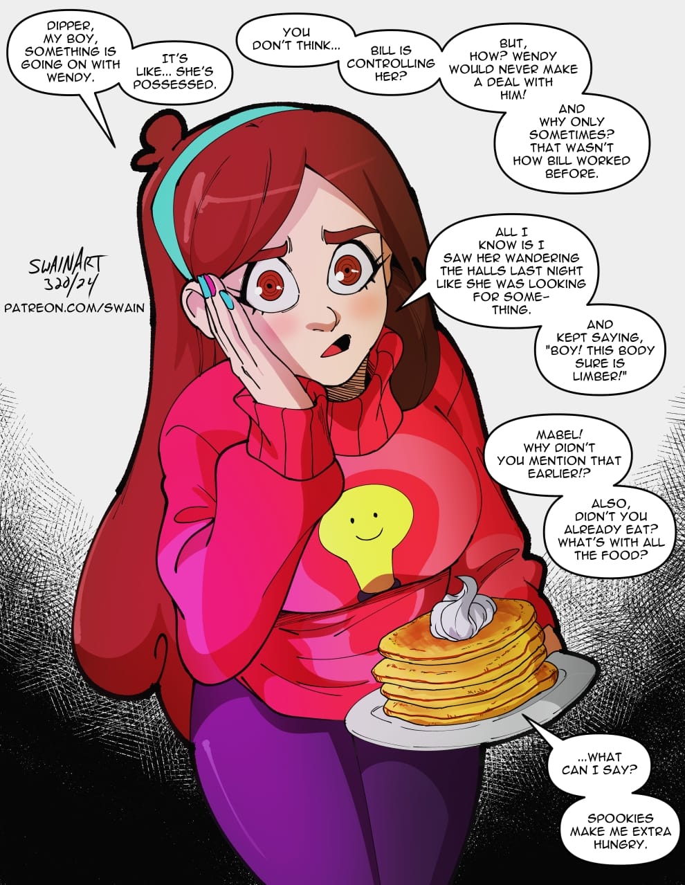 Wendy’s Visit (Gravity Falls) [Swain Art] Chapter 1 - Page 8