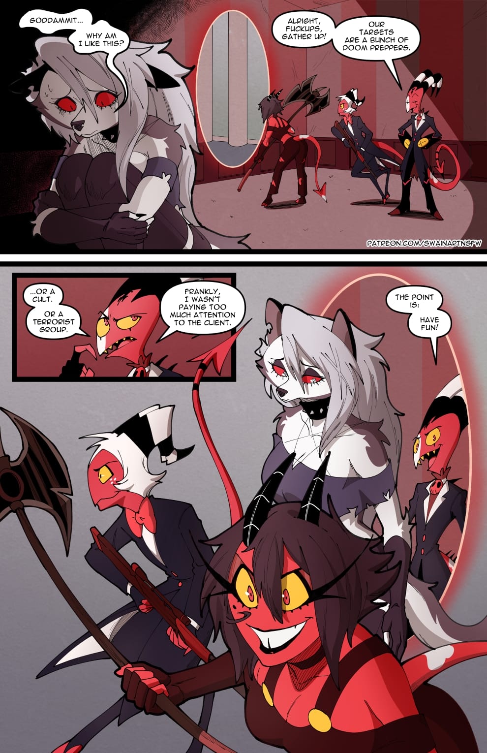 Helluva Trio (Helluva Boss) [Swain Art] Chapter 2 - Page 22