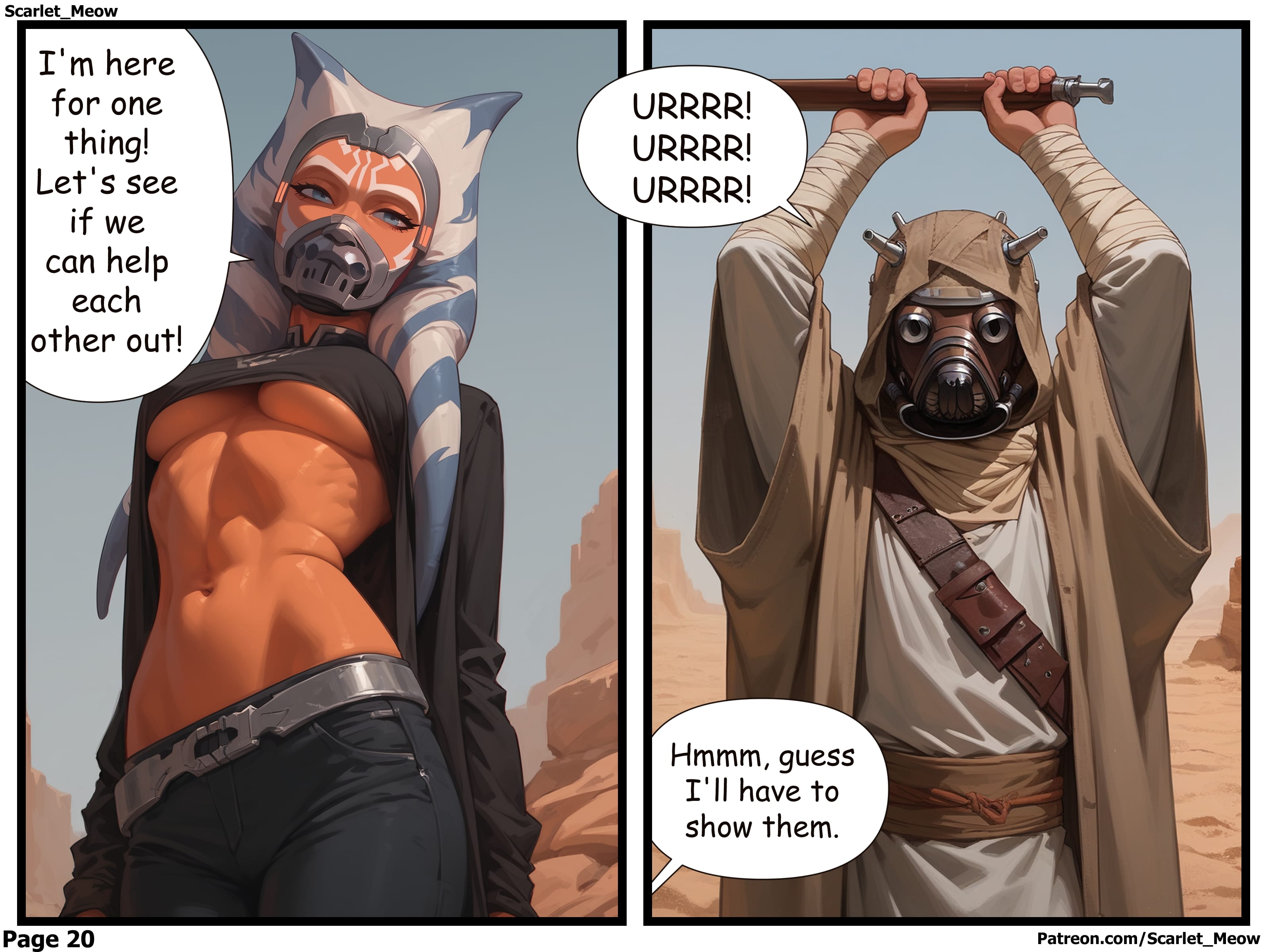 Desperation Leads To Desire (Star Wars) [Scarlet Meow] Chapter 1 - Page 20