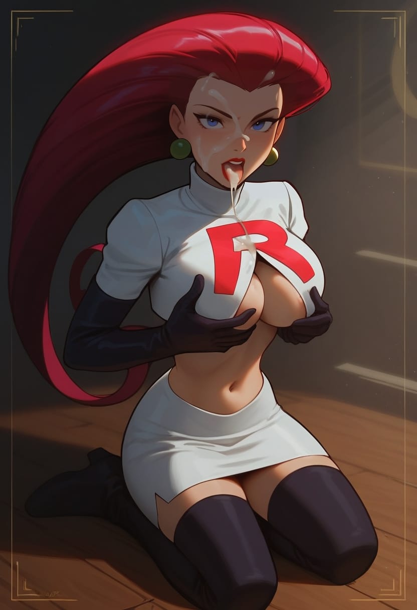 Artwork Ai Gen Sets [Scarlet Meow] Jessie (Pokemon) - Page 18