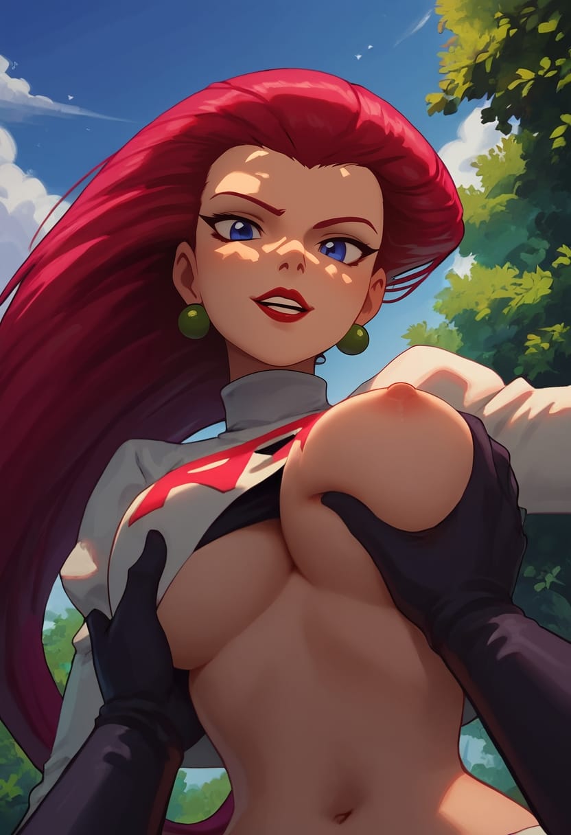 Artwork Ai Gen Sets [Scarlet Meow] Jessie (Pokemon) - Page 49