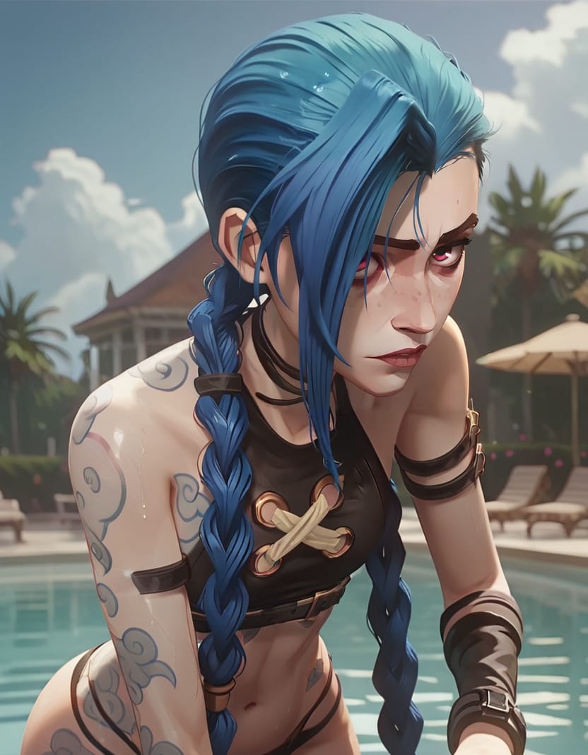 Artwork Ai Gen Sets [Scarlet Meow] Jinx (Arcane) - Page 24