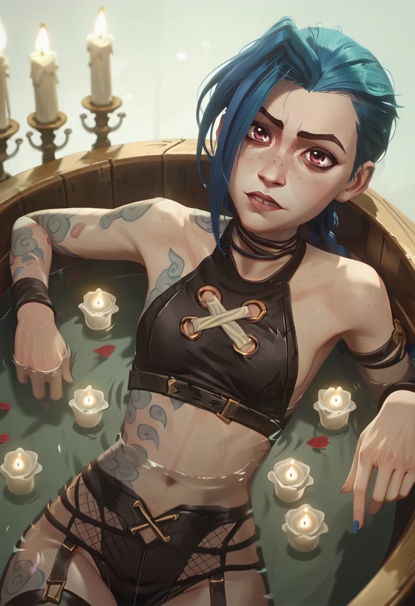 Artwork Ai Gen Sets [Scarlet Meow] Jinx (Arcane) - Page 35
