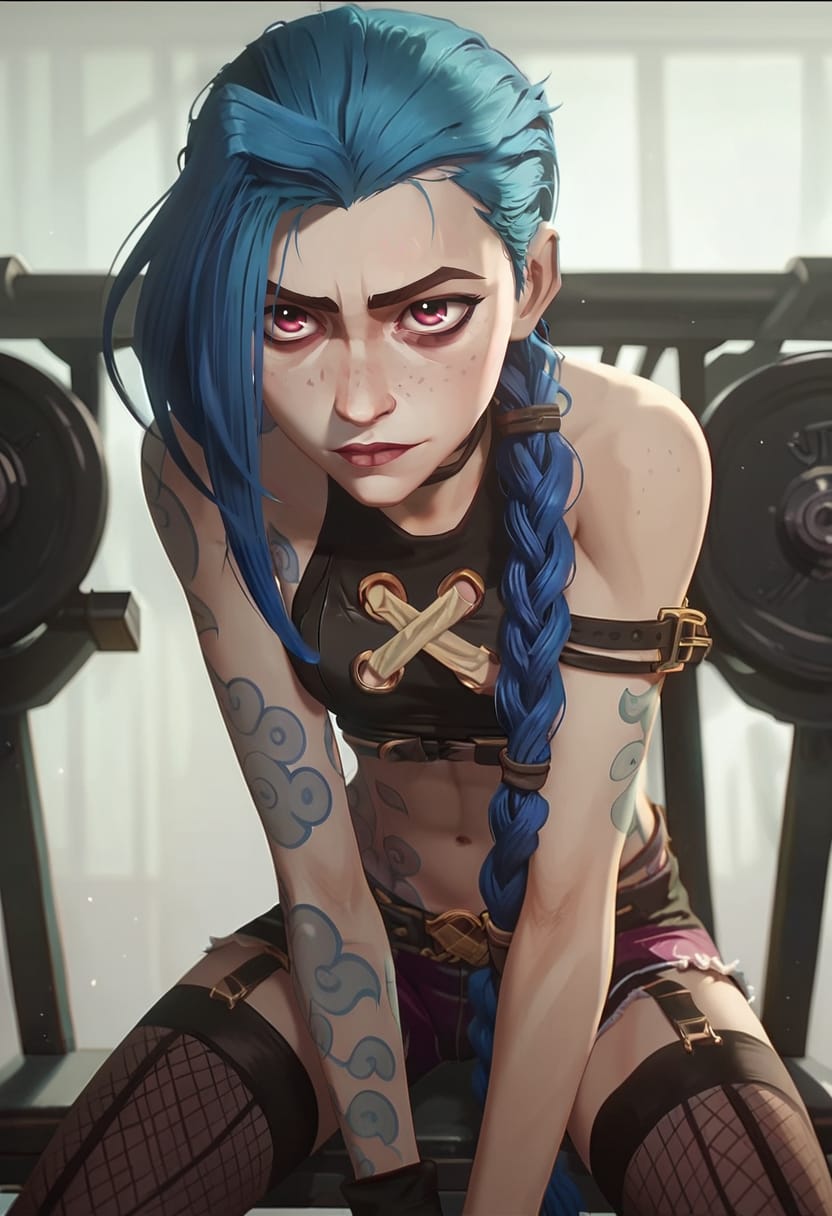 Artwork Ai Gen Sets [Scarlet Meow] Jinx (Arcane) - Page 36