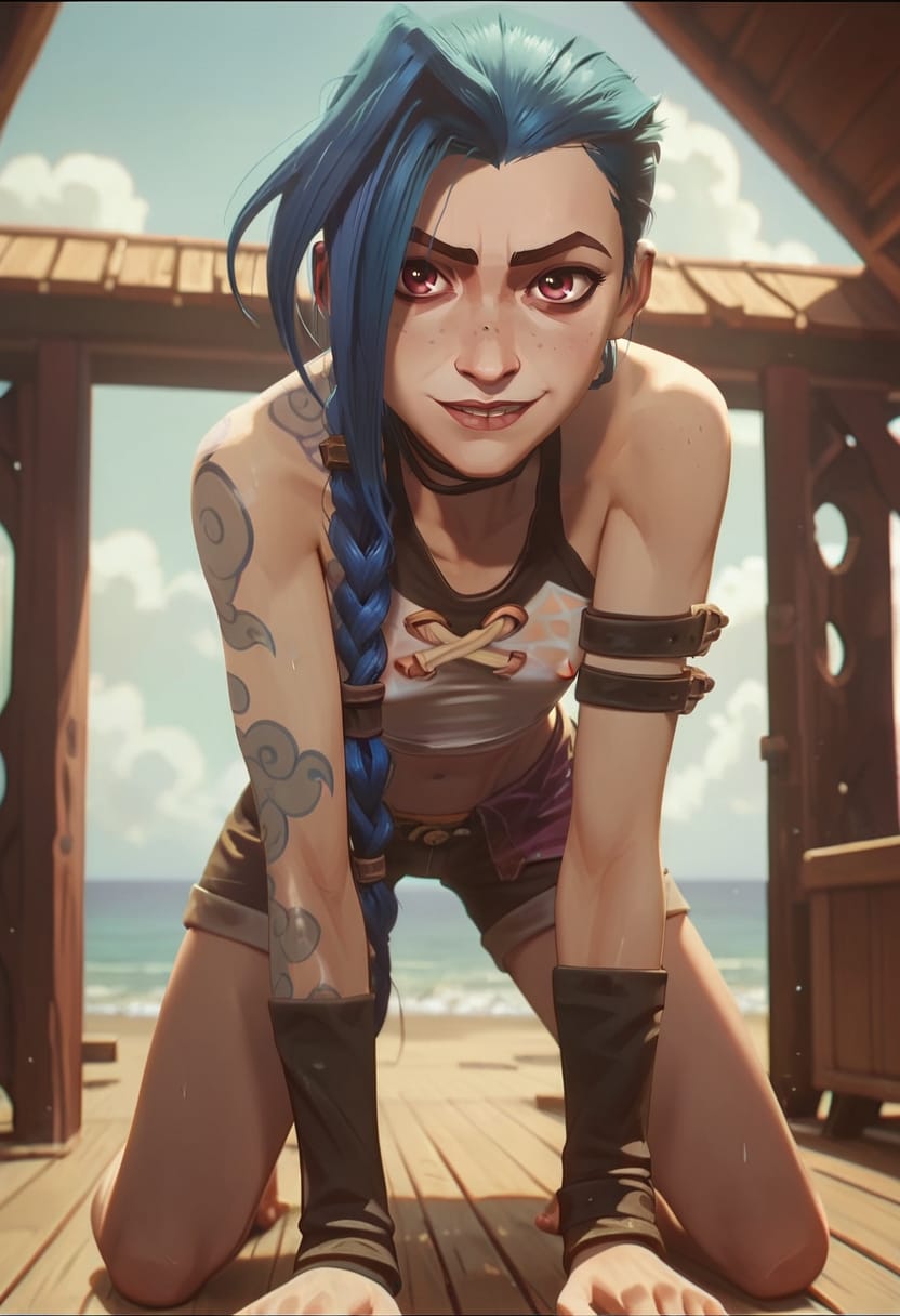 Artwork Ai Gen Sets [Scarlet Meow] Jinx (Arcane) - Page 43