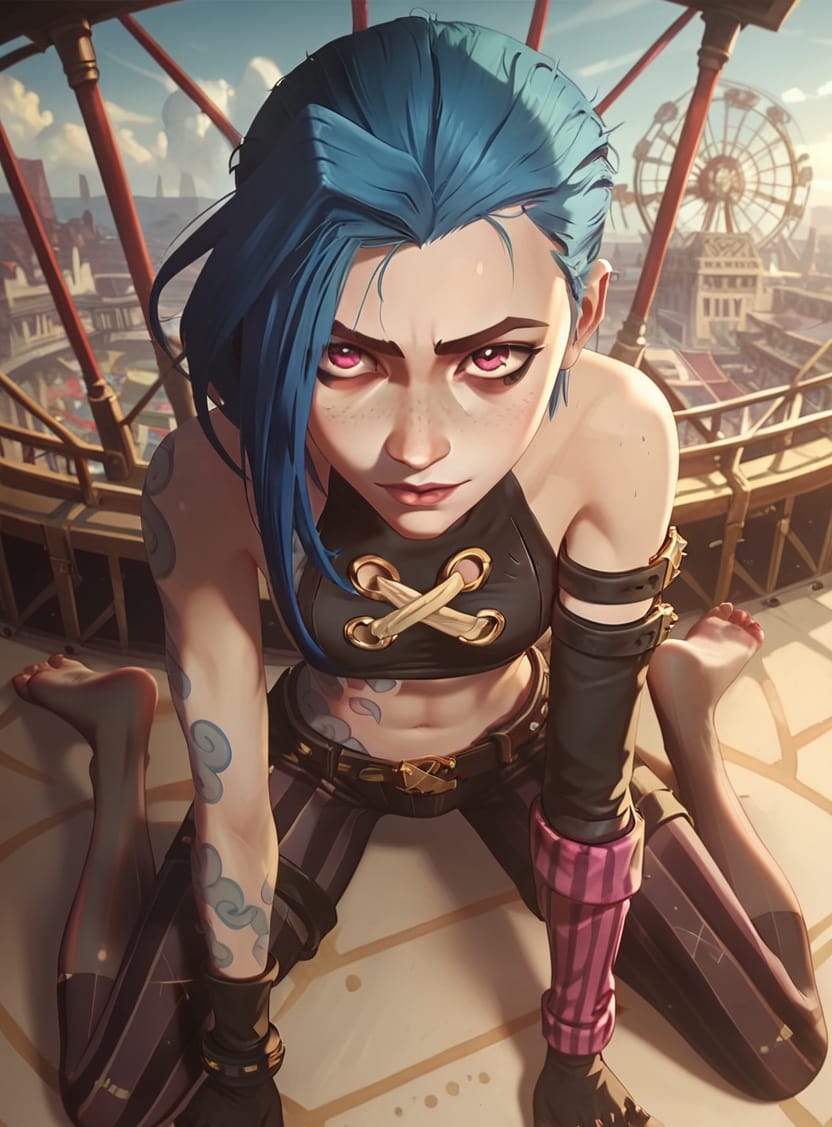 Artwork Ai Gen Sets [Scarlet Meow] Jinx (Arcane) - Page 47