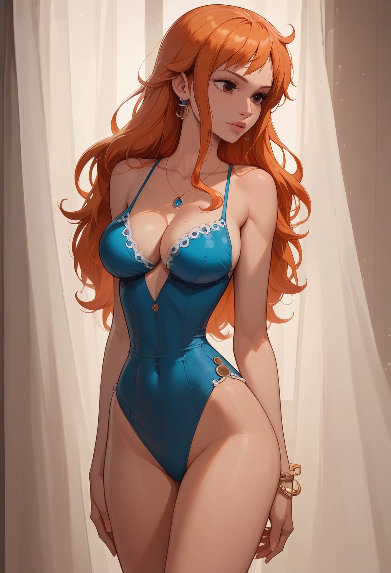 Artwork Ai Gen Sets [Scarlet Meow] Nami (One Piece) - Page 8