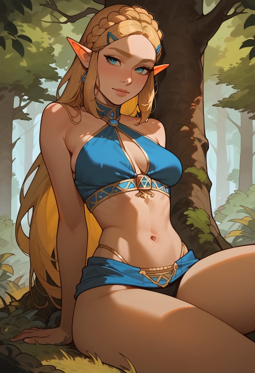 Artwork Ai Gen Sets [Scarlet Meow] Princess Zelda (Legend Of Zelda) - Page 8