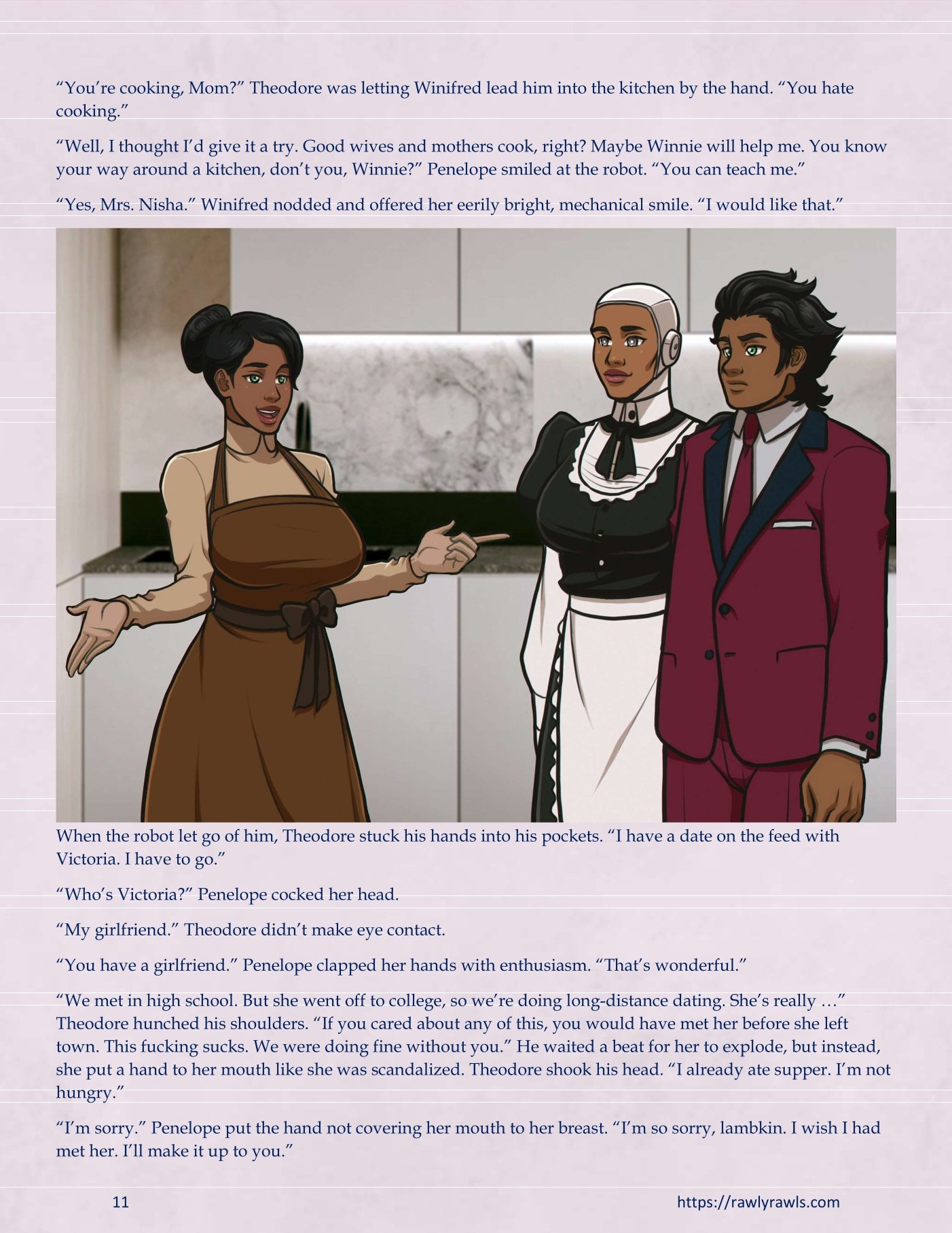 A Mother Returned [Eronautics, RawlyRawls] Chapter 1 - Part 1 - Page 11