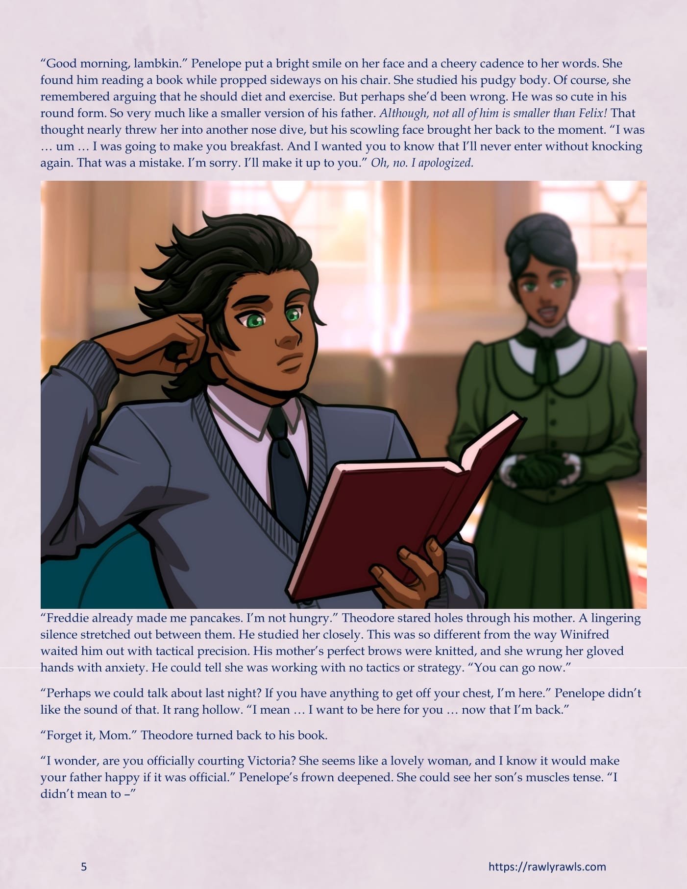 A Mother Returned [Eronautics, RawlyRawls] Chapter 2 - Part 1 - Page 5