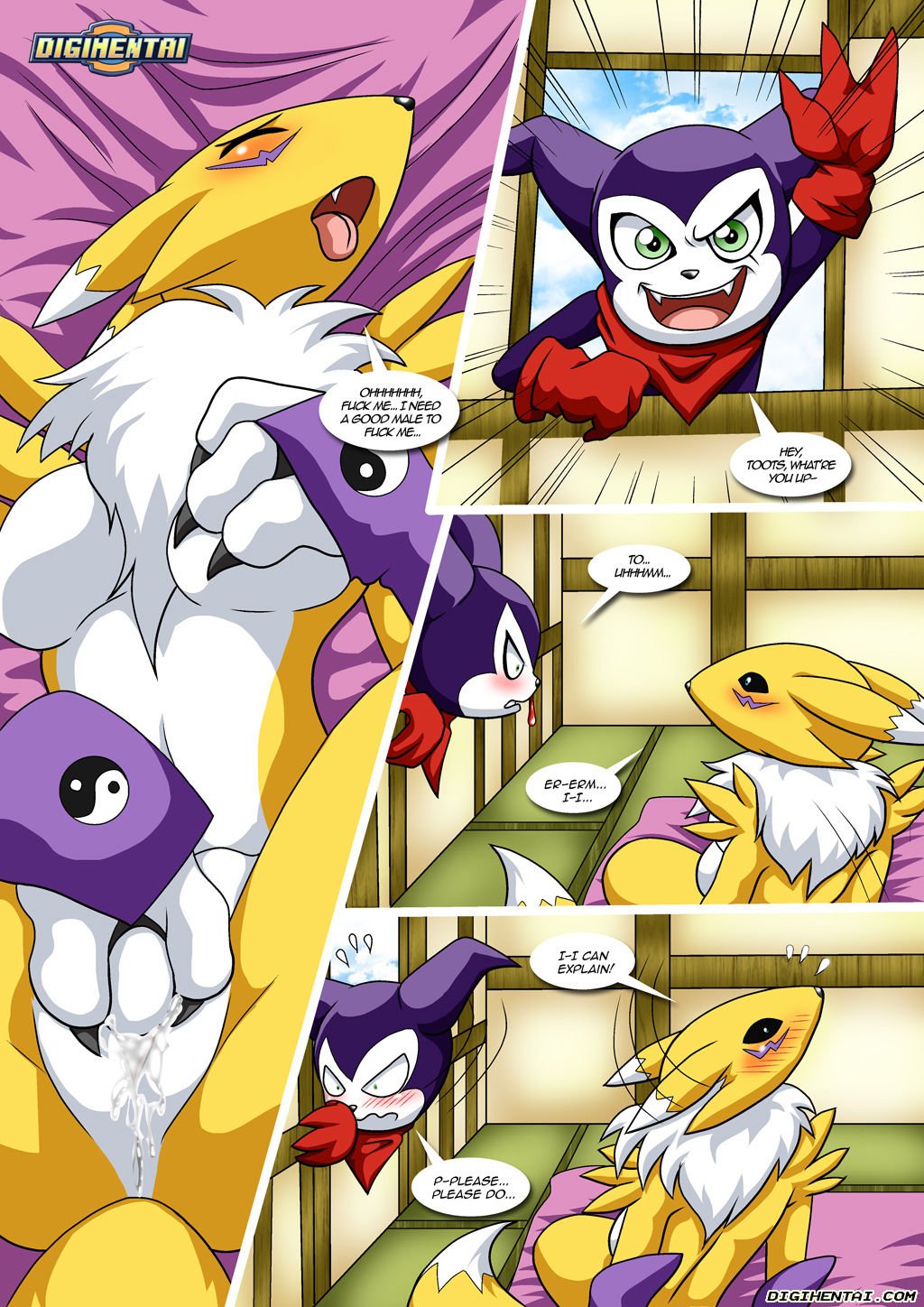 Renamon's First Time (Digimon) [PalComix] Chapter 1 - Page 3