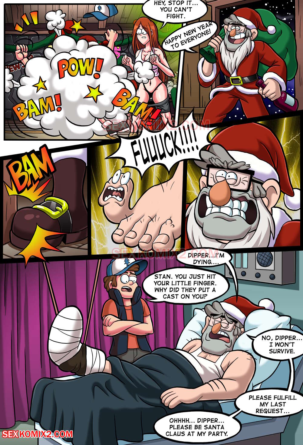 New Year Party and A Big Pink Teddy Bear (Gravity Falls) [SexKomix] Chapter 1 - Page 6