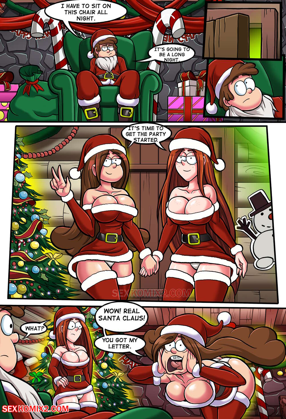 New Year Party and A Big Pink Teddy Bear (Gravity Falls) [SexKomix] Chapter 1 - Page 8