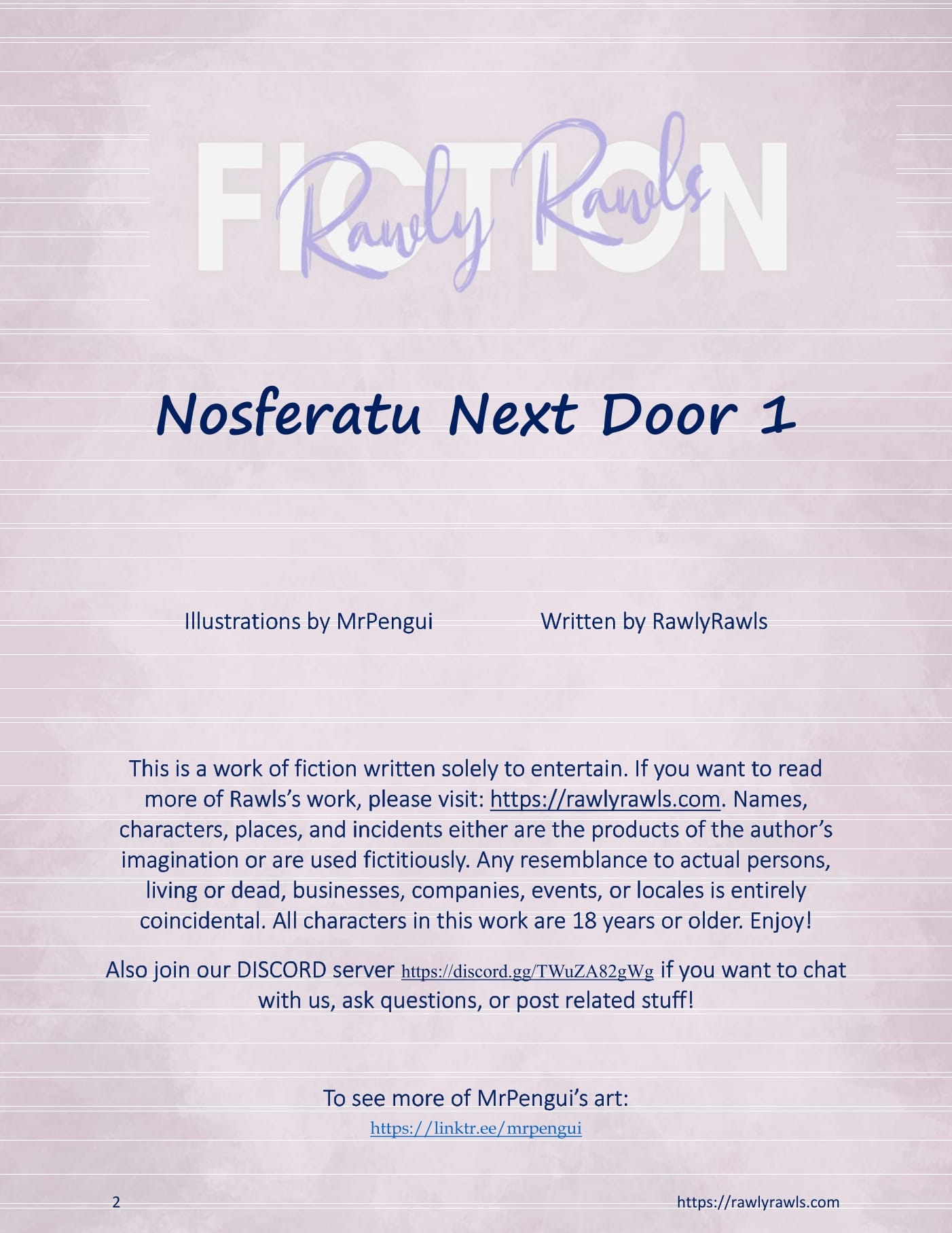 Nosferatu Next Door [MrPengui , RawlyRawls] Chapter 1 - Page 2