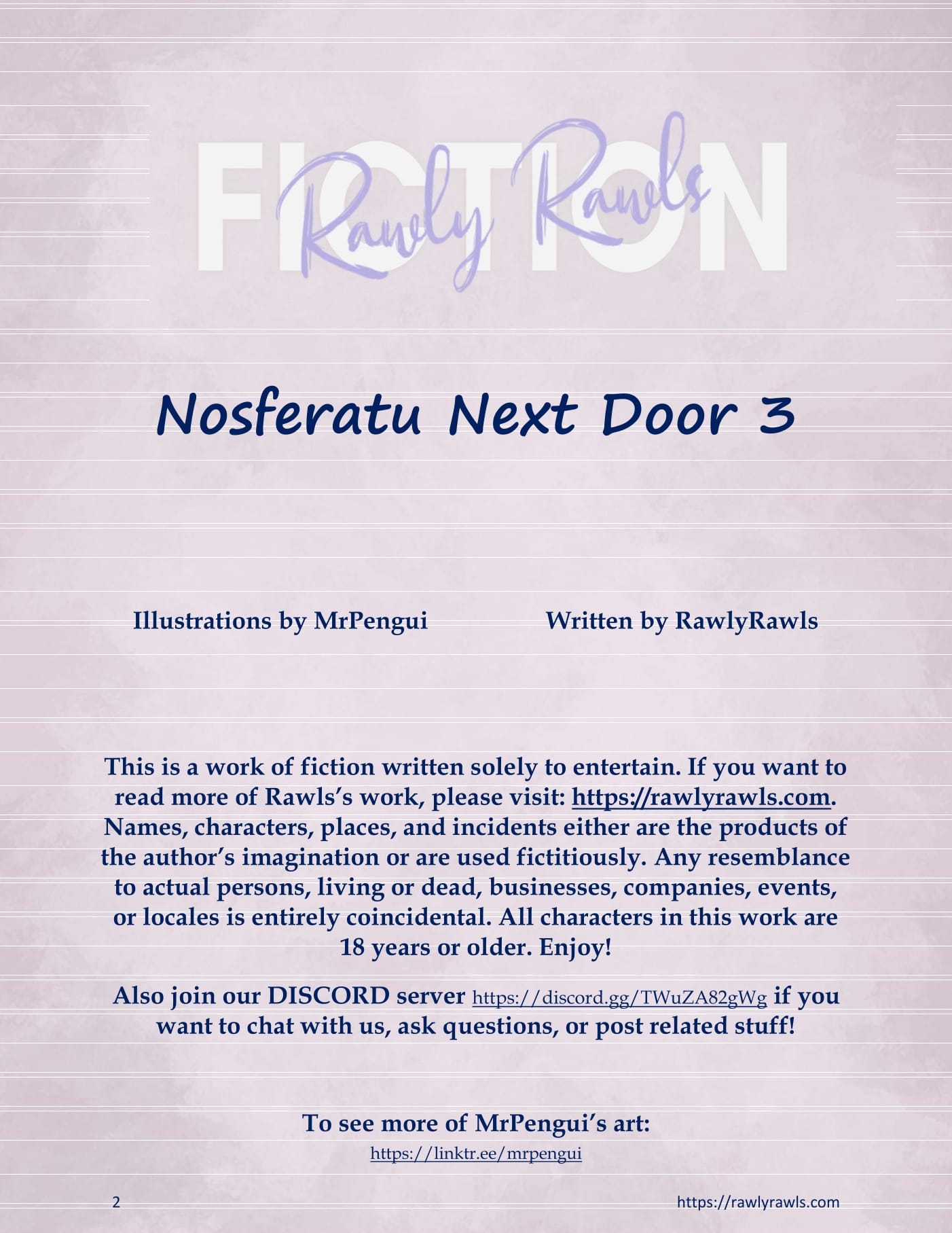 Nosferatu Next Door [MrPengui , RawlyRawls] Chapter 3 - Page 2